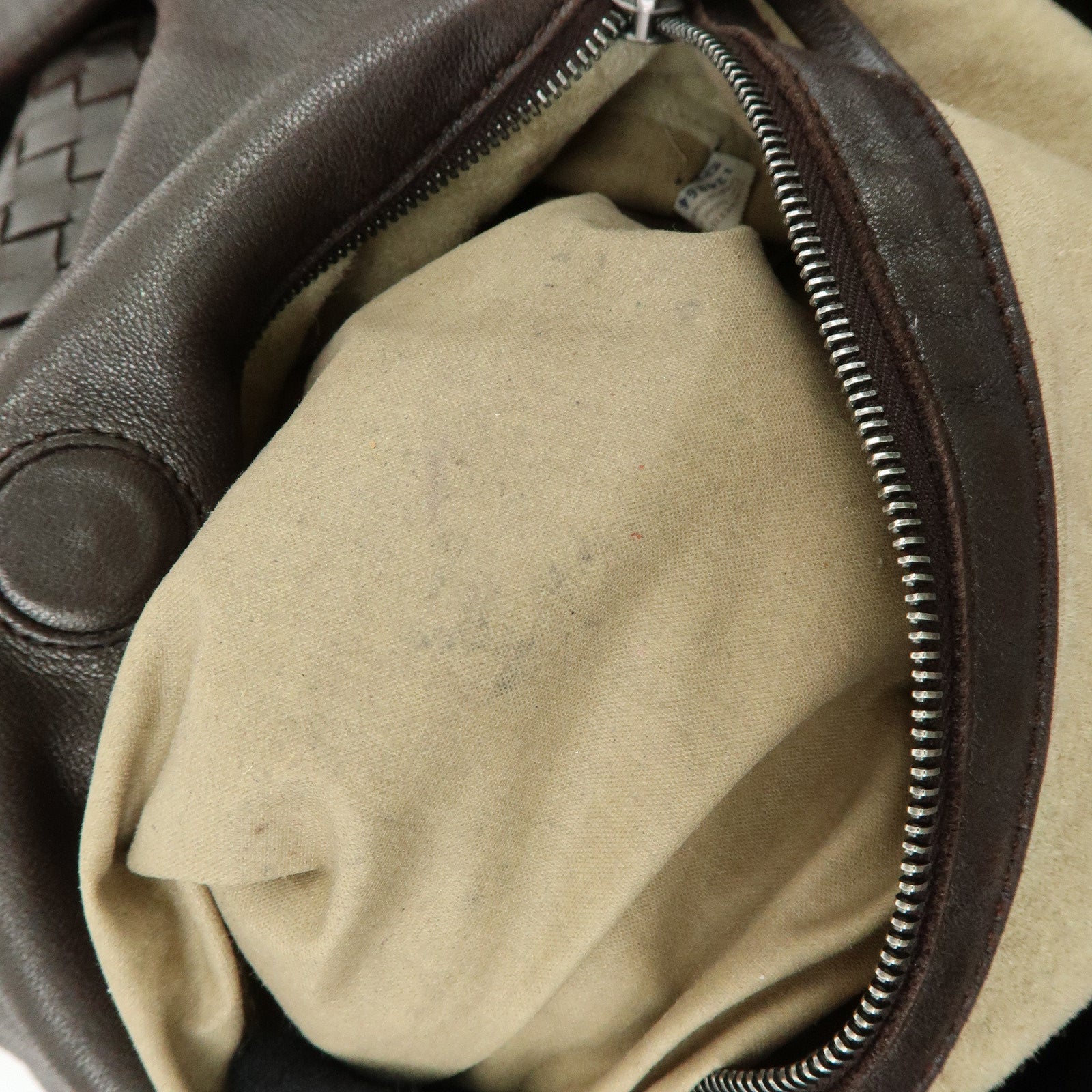 BOTTEGA VENETA Intrecciato Campana Leather Shoulder Bag 124864
