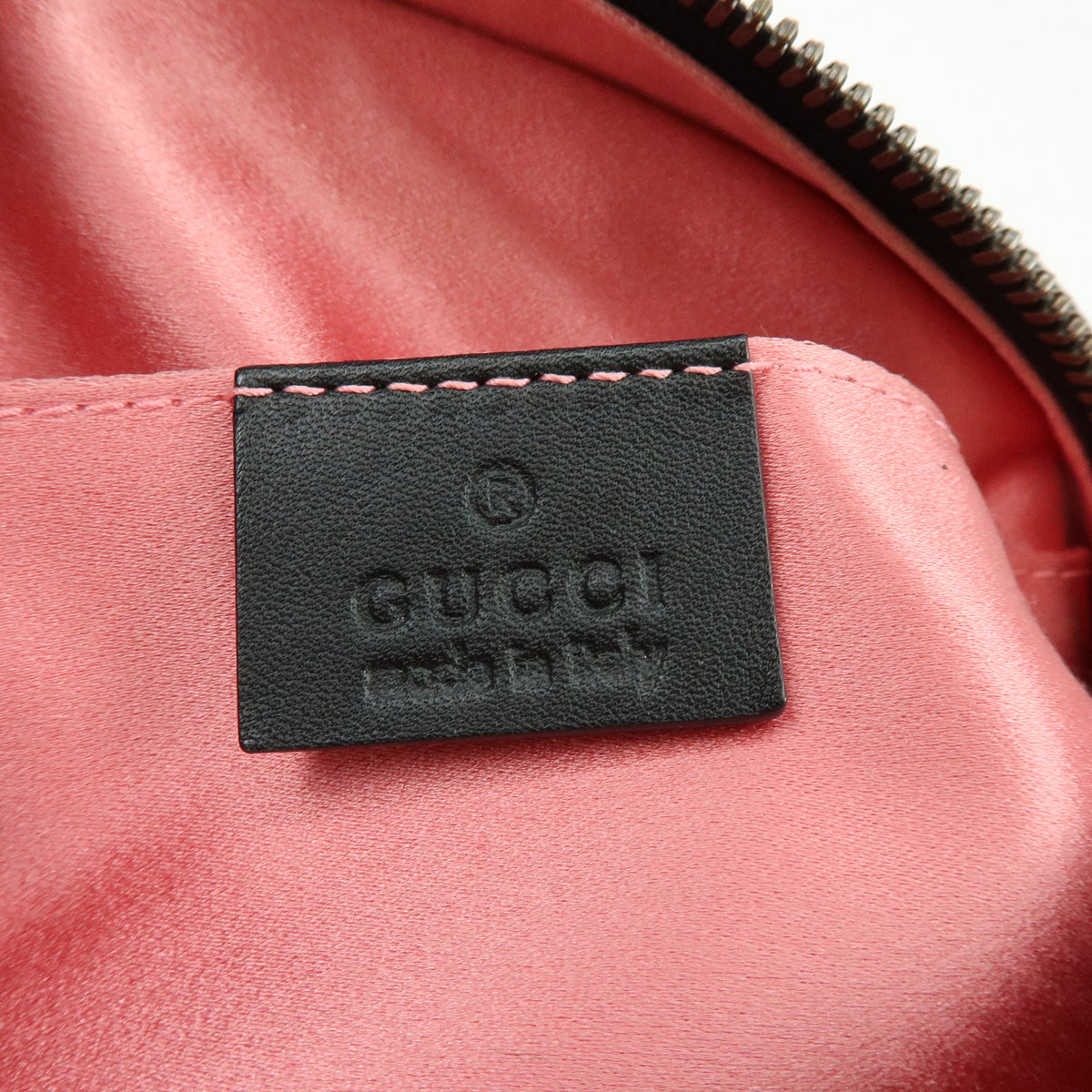 GUCCI GG Marmont Double G Velvet Leather Waist Bag Body Bag 476434