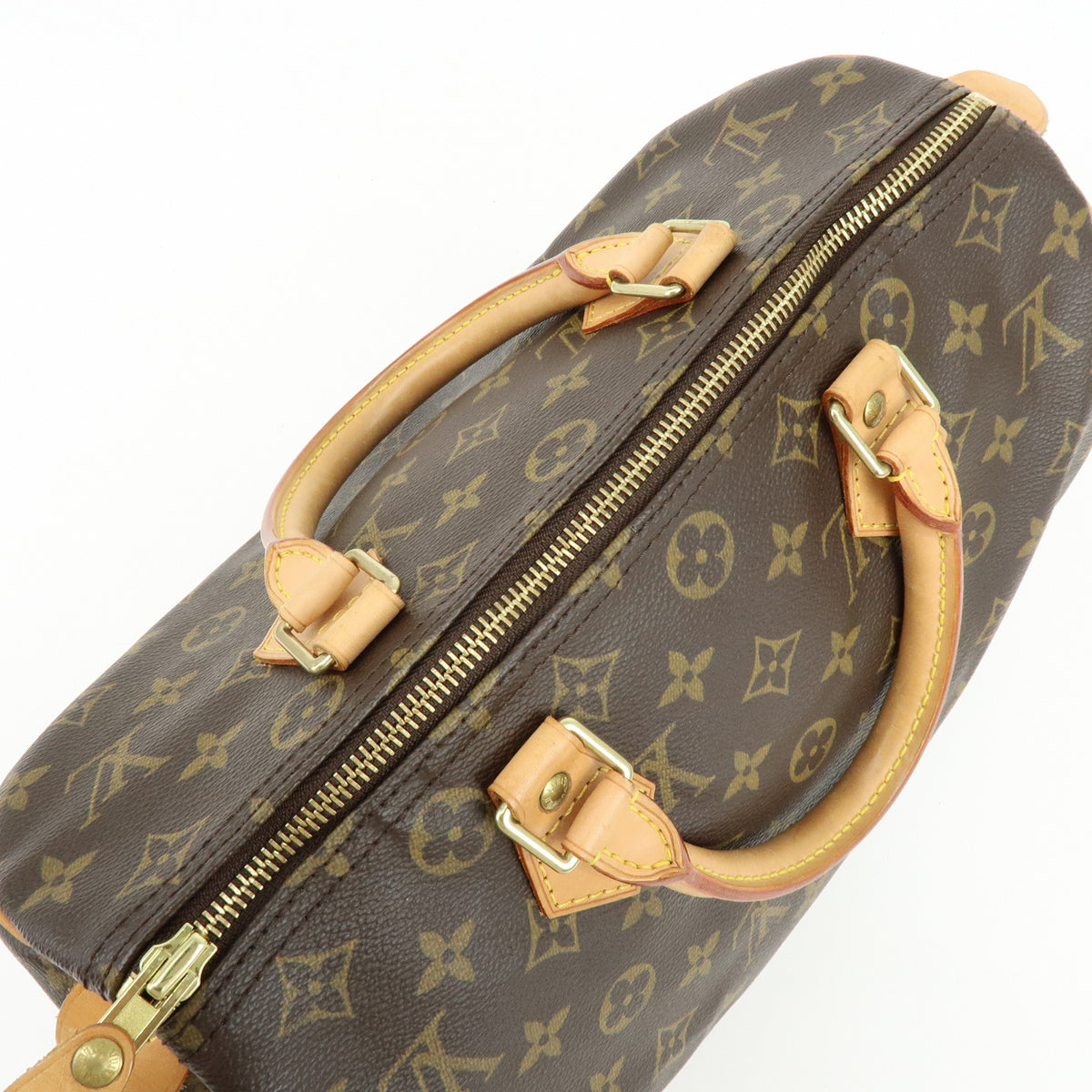 Louis Vuitton Monogram Speedy 30 Boston Bag Hand Bag Brown M41526