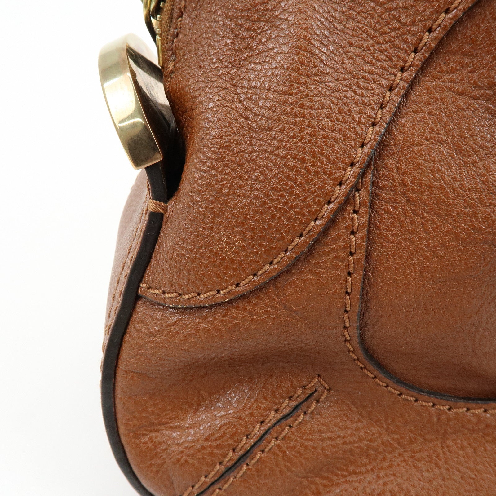 Chloe Leahter Georgia Shoulder Bag Hand Bag Brown