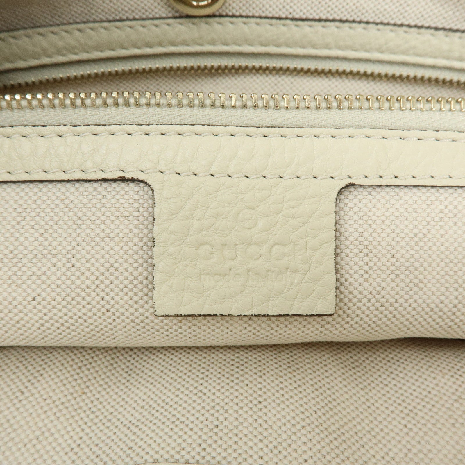 GUCCI Bamboo Raffia Leather Tote Bag Hand Bag Orange White 338965