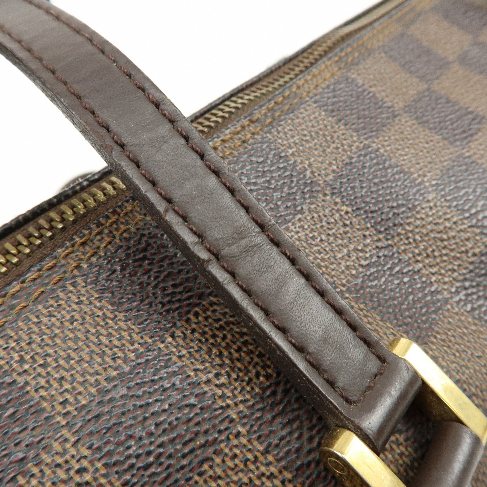 Louis Vuitton Damier Ebene Papillon 30 Hand Bag Brown N51303