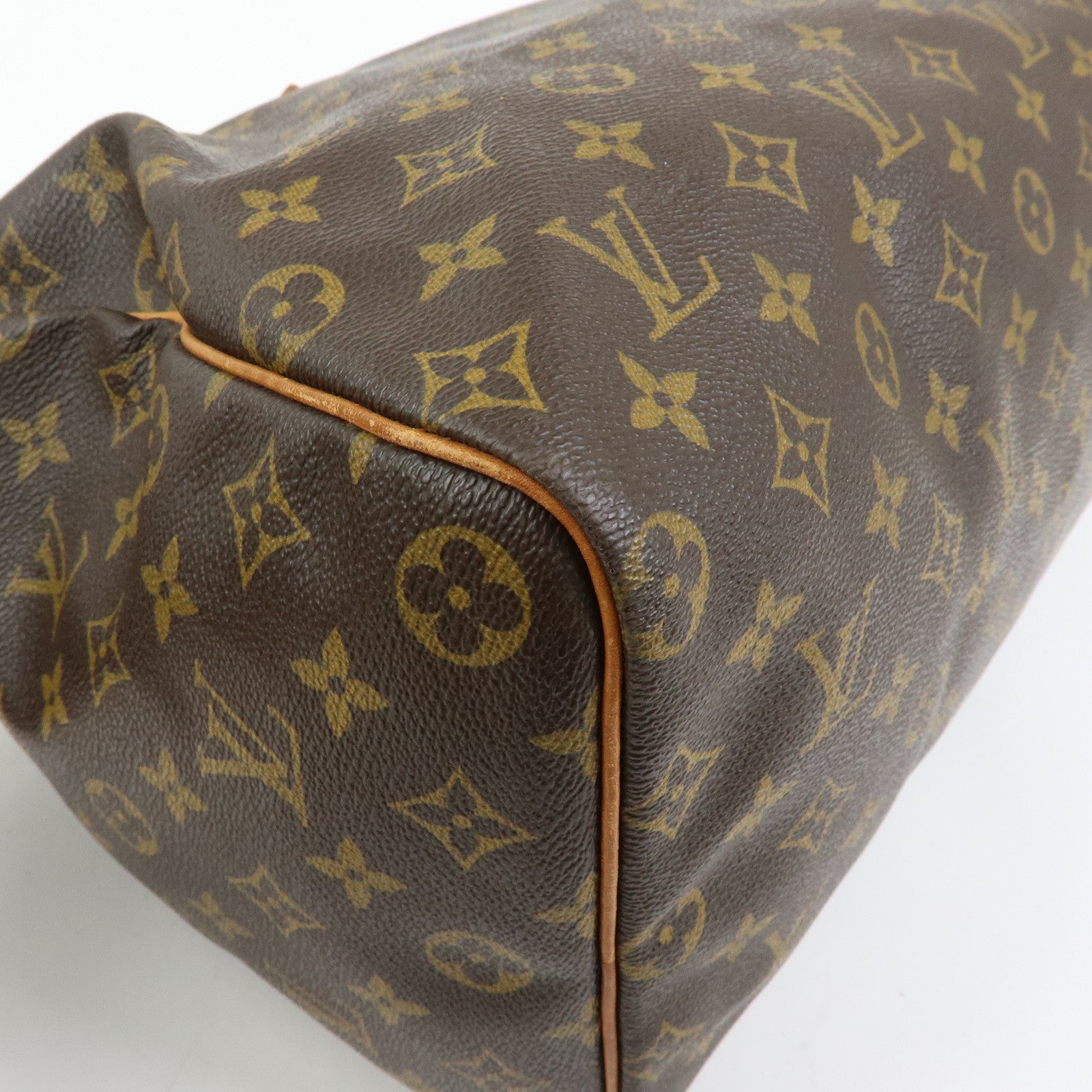 Louis Vuitton Monogram Speedy 40 Boston Bag Hand Bag Brown M41106