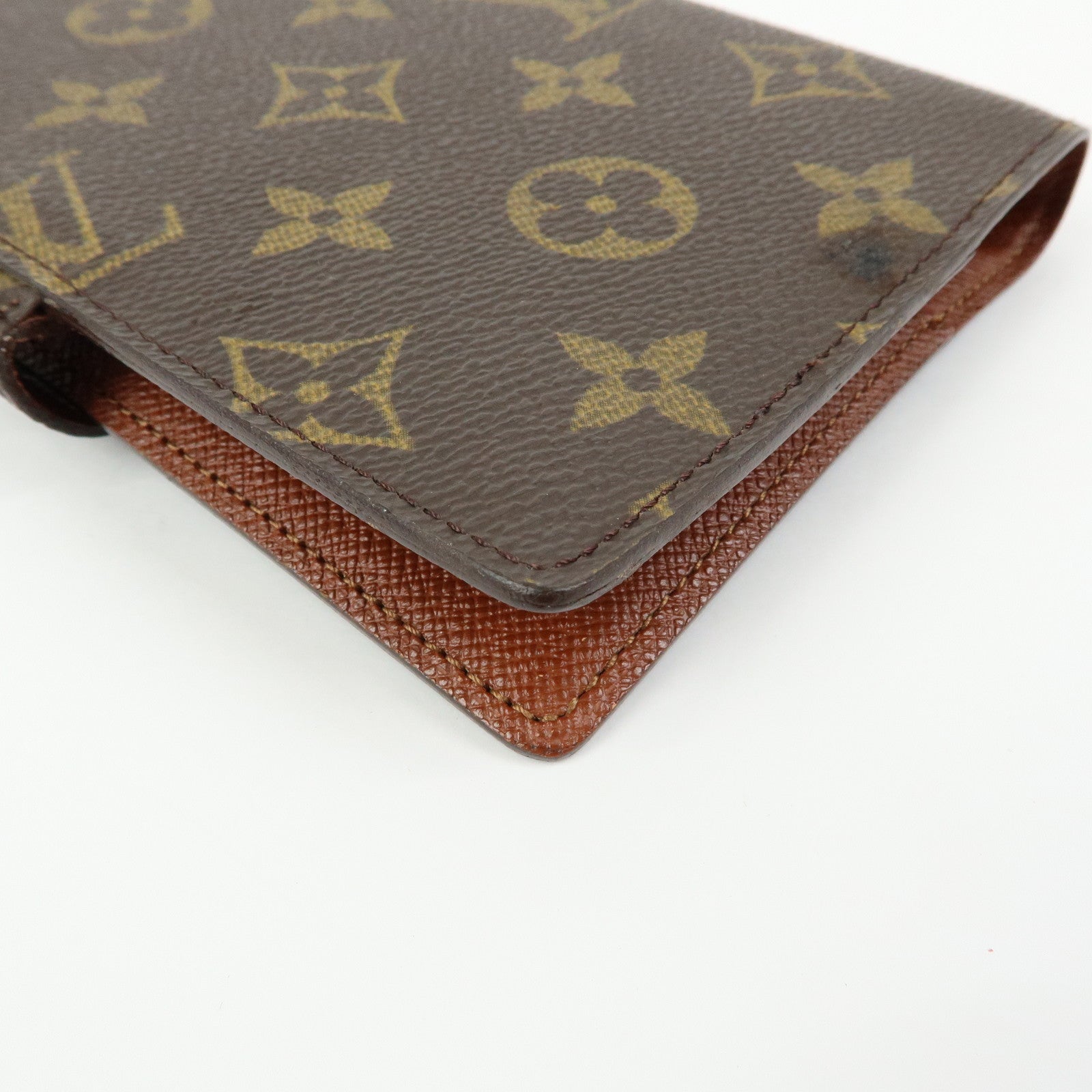 Louis Vuitton Monogram Agenda PM Planner Cover Brown R20005