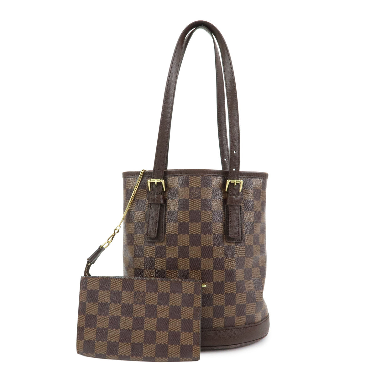 Louis Vuitton Damier Marais Tote Bag Hand Bag Damier Ebene N42240