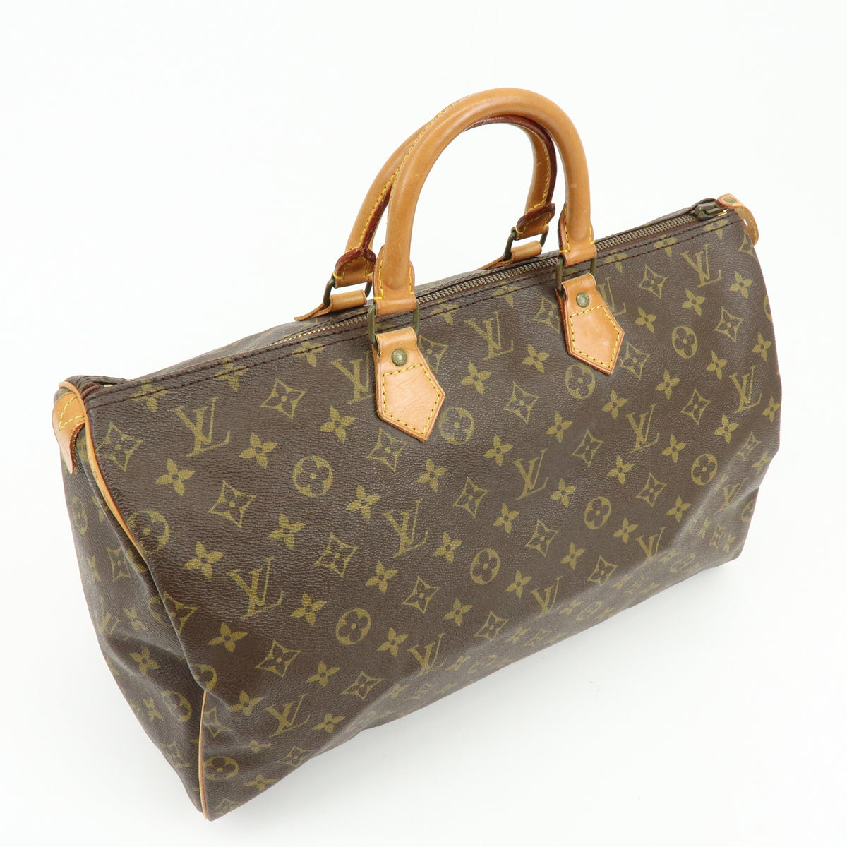 Louis Vuitton Monogram Speedy 40 Hand Bag Boston Bag Brown M41522