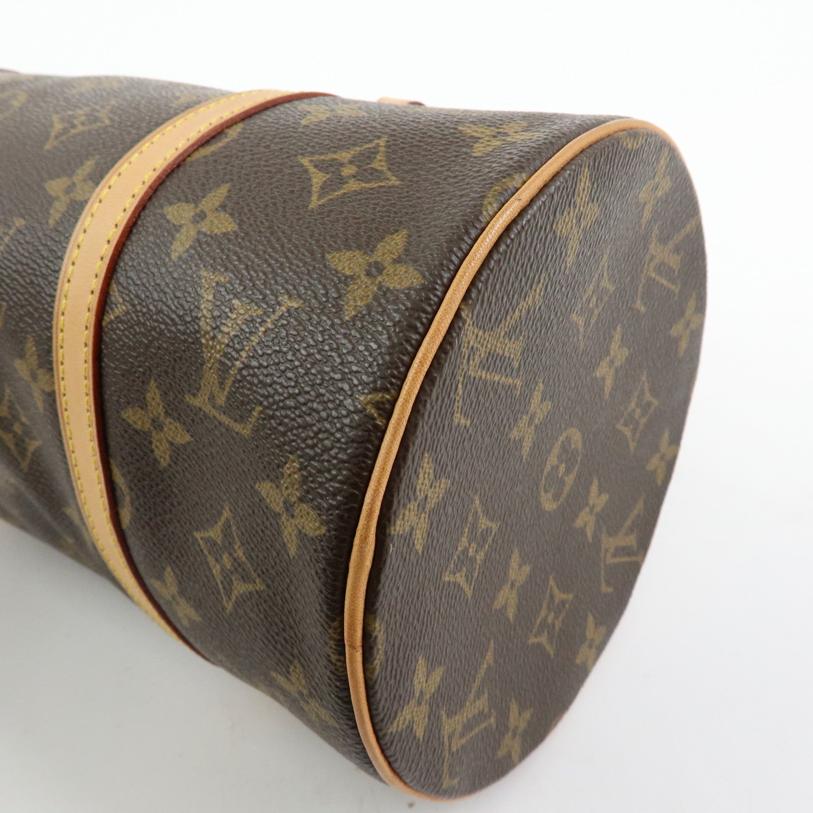 Louis Vuitton Monogram Papillon 30 Hand Bag & Pouch Brown M51385