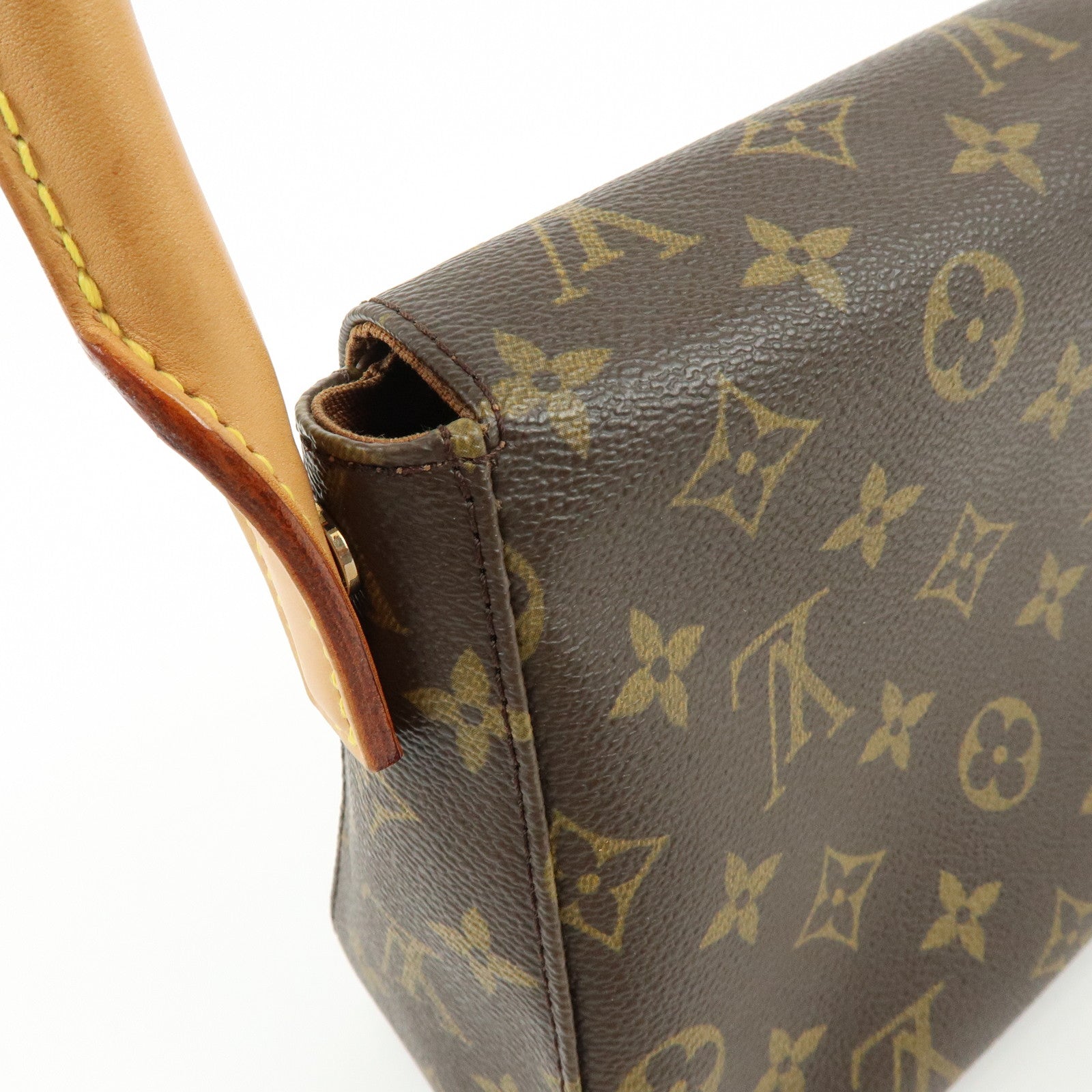 Louis Vuitton Monogram Mini Looping Shoulder Bag Brown M51147