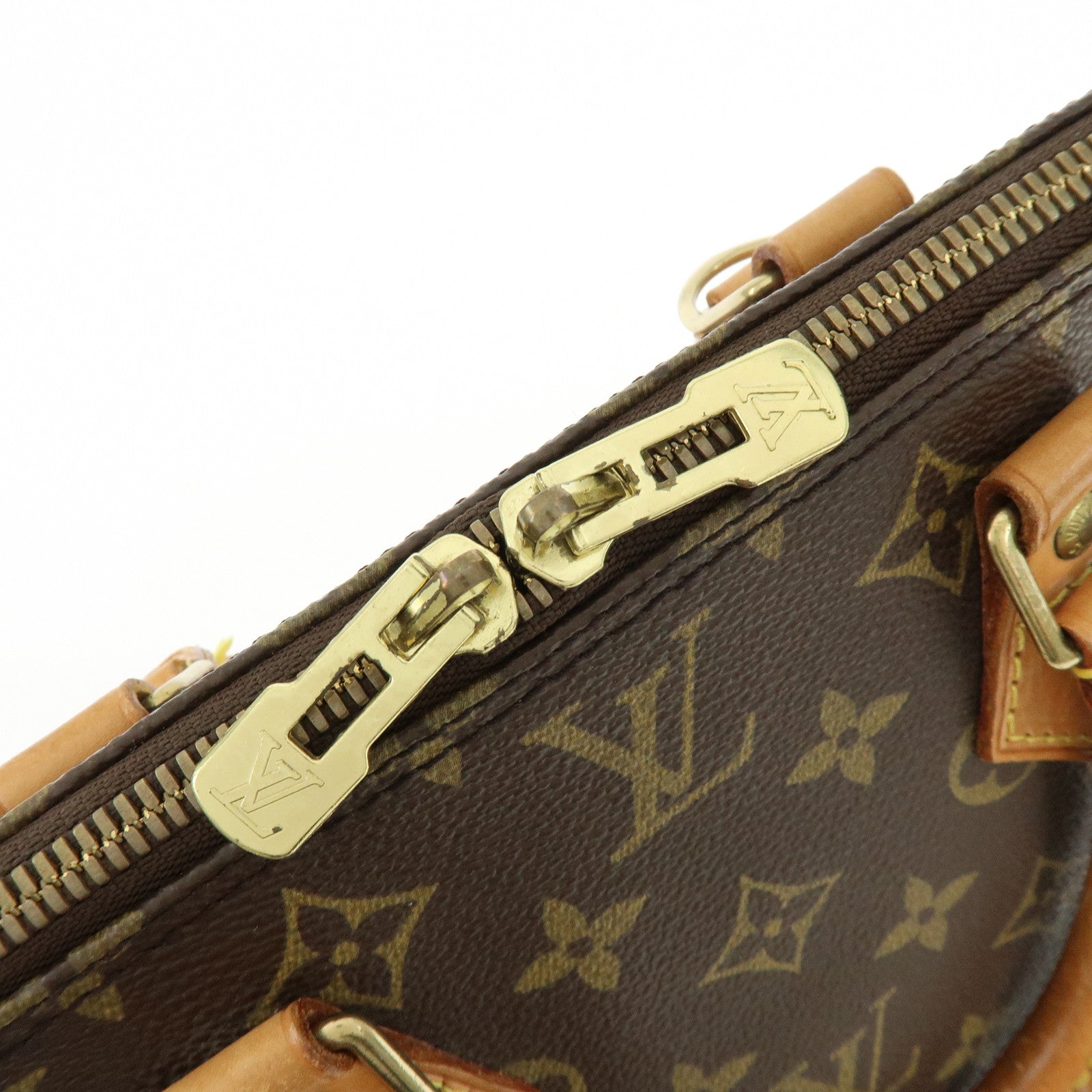 Louis Vuitton Monogram Canvas Alma Hand Bag Brown M51130