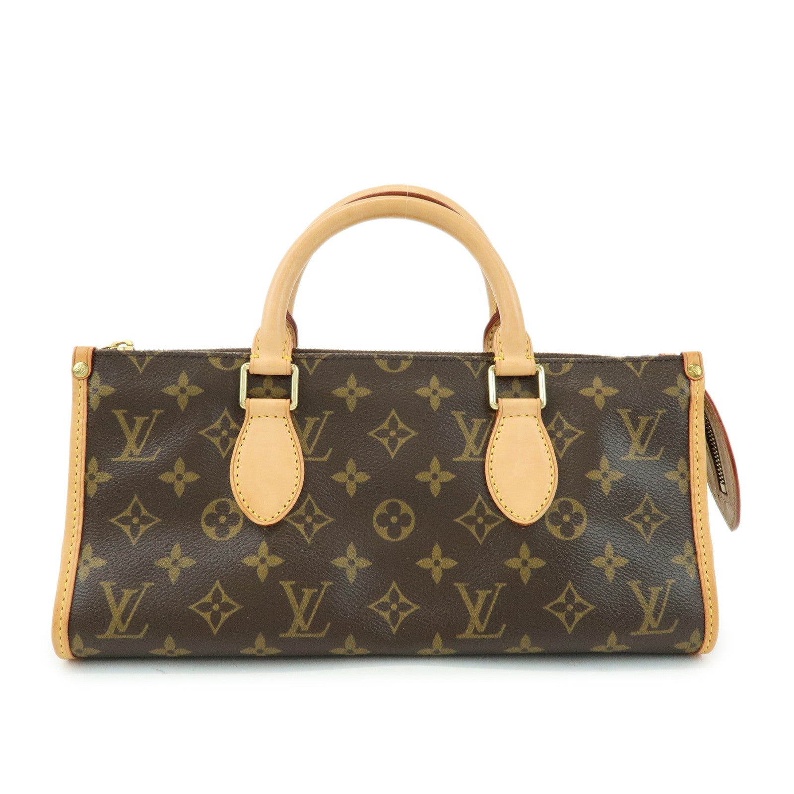 Louis Vuitton Monogram Popincourt Canvas Hand Bag Brown M40009