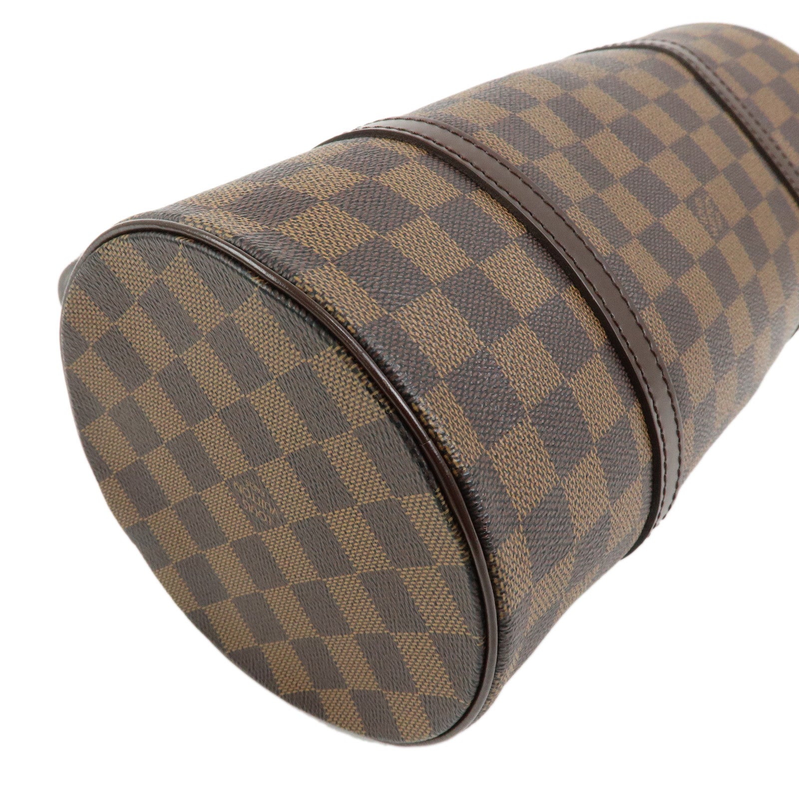 Louis Vuitton Damier Ebene Papillon 30 Hand Bag & Pouch Brown N51303