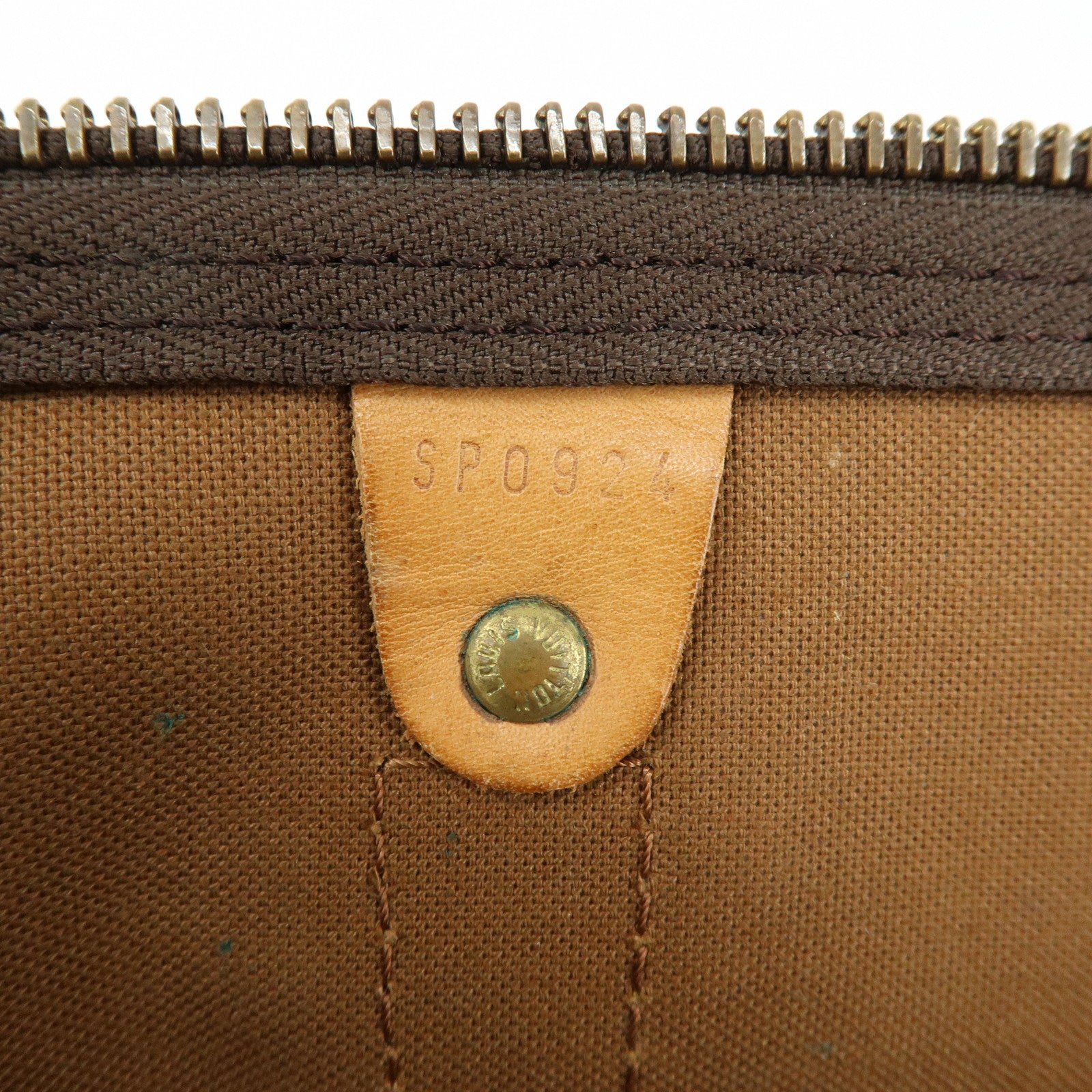 Louis Vuitton Monogram Keep All 50 Boston Bag Brown M41426