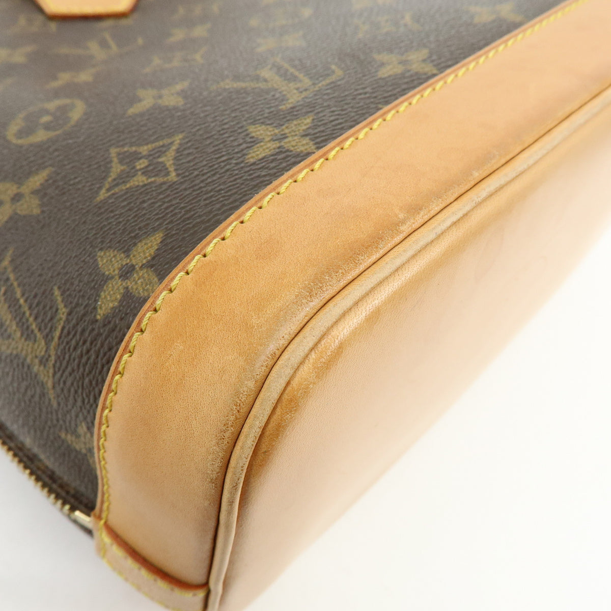 Louis Vuitton Monogram Alma PM Hand Bag Brown M51130