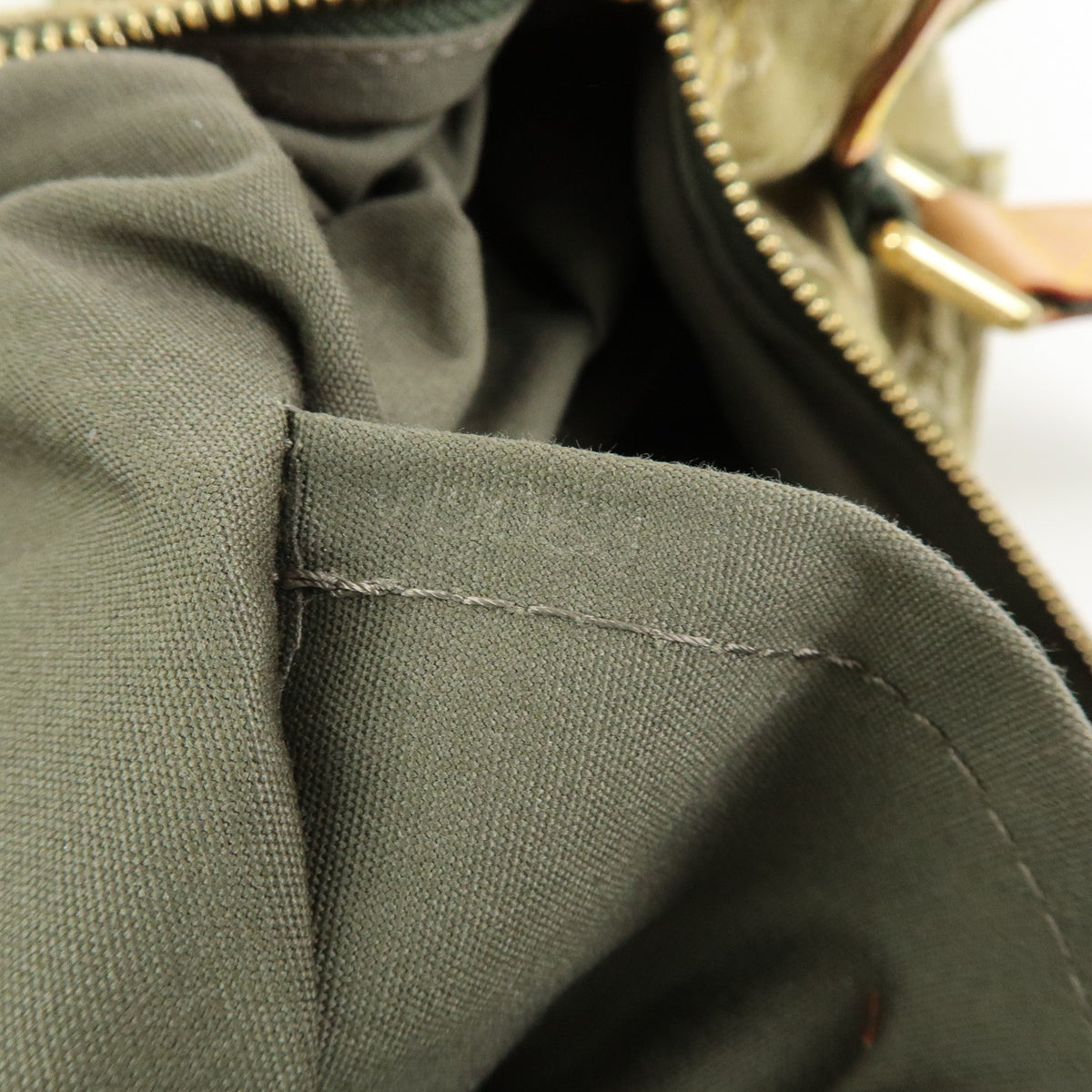 Louis Vuitton Monogramouflage Lys Denim Leather Boston Bag Green M95771