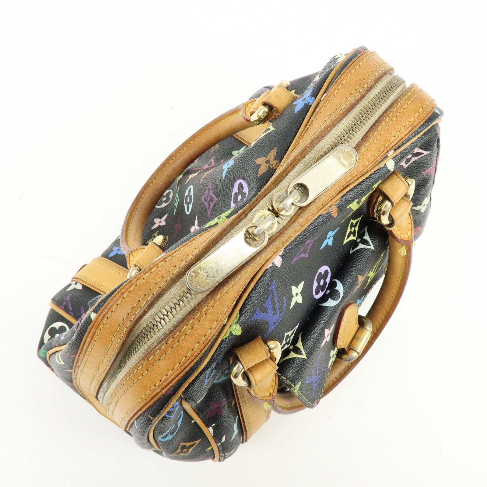 Louis Vuitton Monogram Multicolor Priscilla Hand Bag Noir M40097