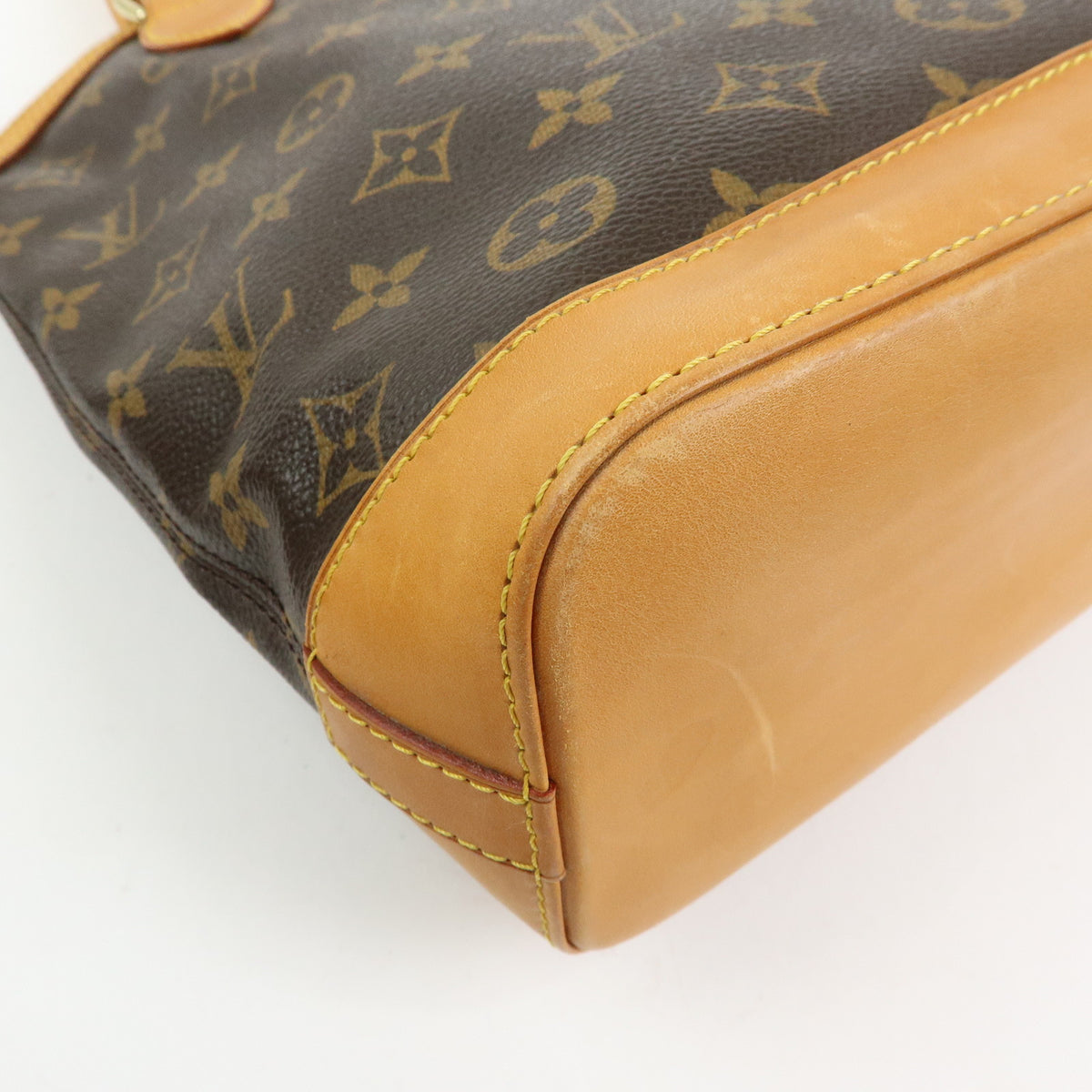 Louis Vuitton Monogram Lockit Hand Bag Tote Bag Brown M40102