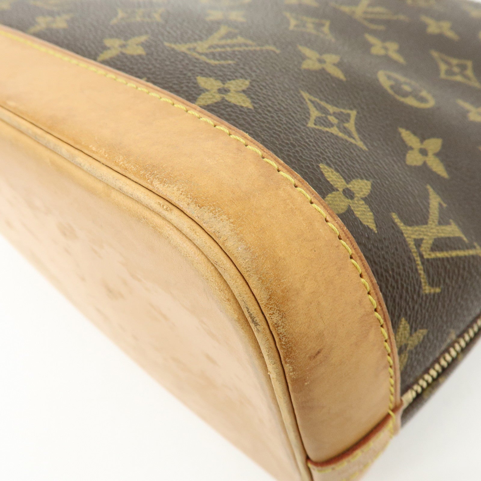 Louis Vuitton Monogram Canvas Alma Hand Bag Brown M51130