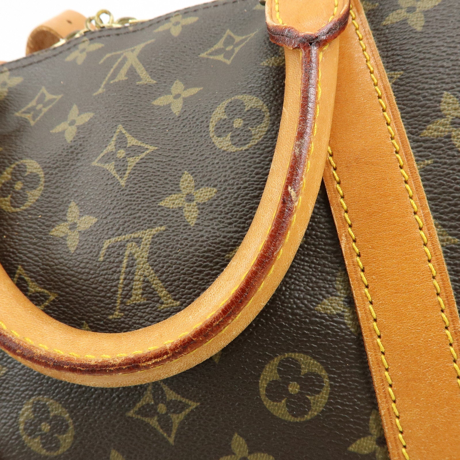 Louis Vuitton Monogram Keep All 60 Boston Bag Brown M41422