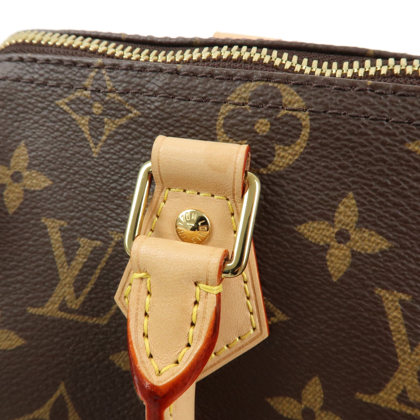 Louis Vuitton Monogram Speedy Bandouliere 25 2Way Bag Brown M46977