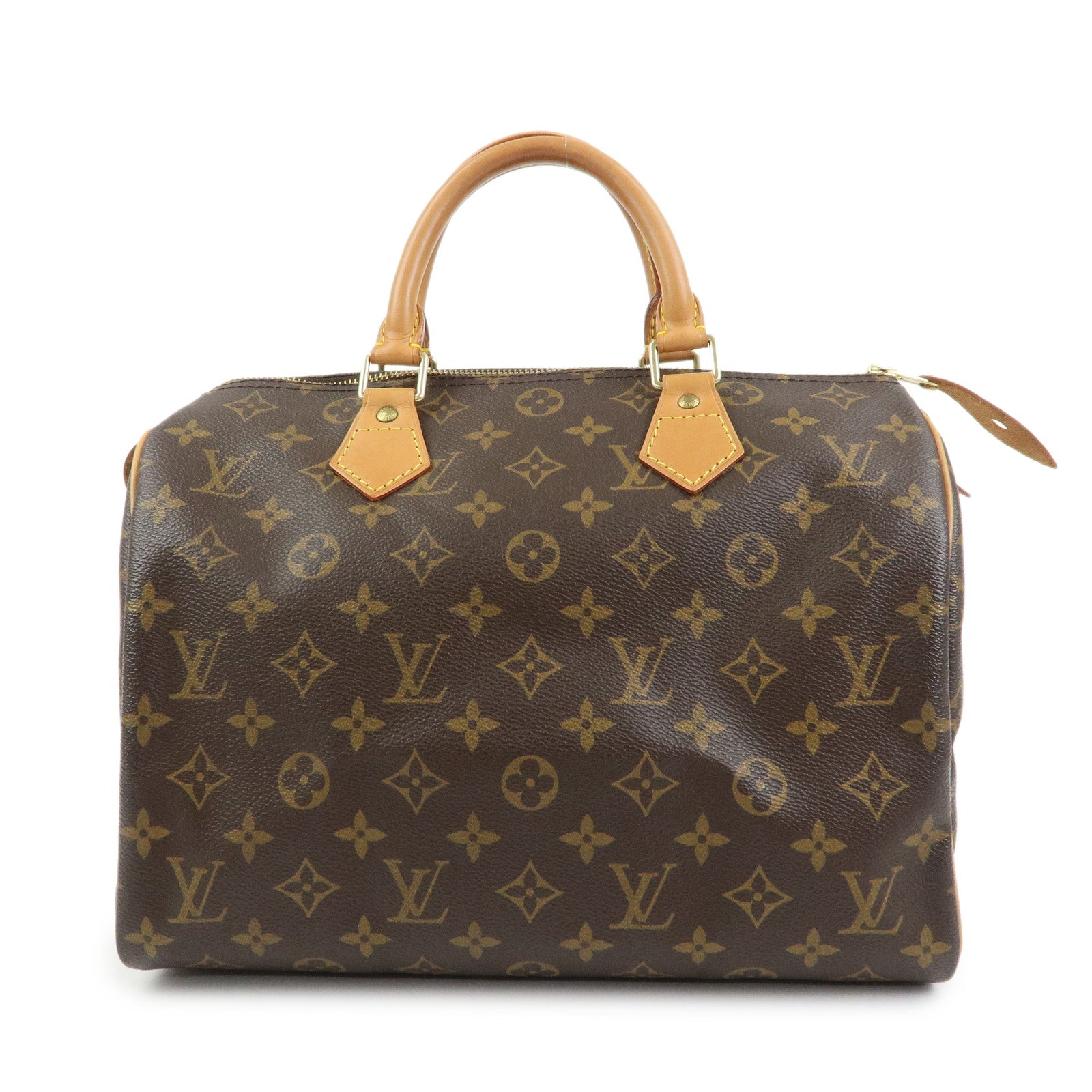 Louis Vuitton Monogram Speedy 30 Boston Bag Hand Bag Brown M41526