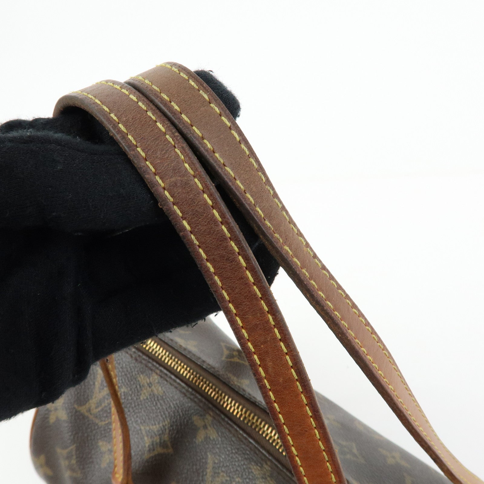 Louis Vuitton Monogram Papillon 30 Hand Bag Brown M51385