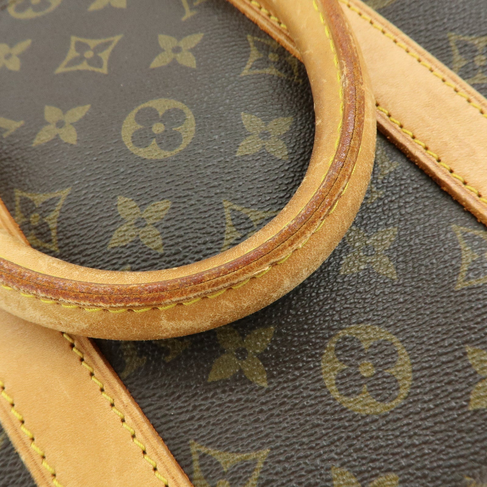 Louis Vuitton Monogram Keep All Bandouliere 45 Boston Bag Brown M41418