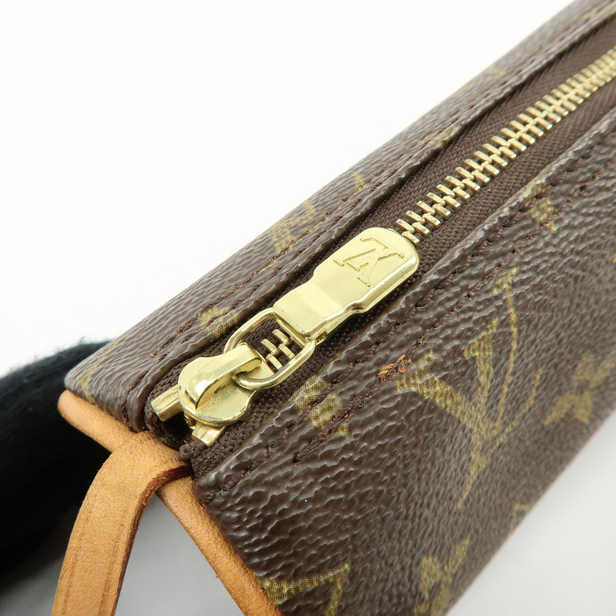 Louis Vuitton Monogram Mini Pouch for Papillon Bag Brown