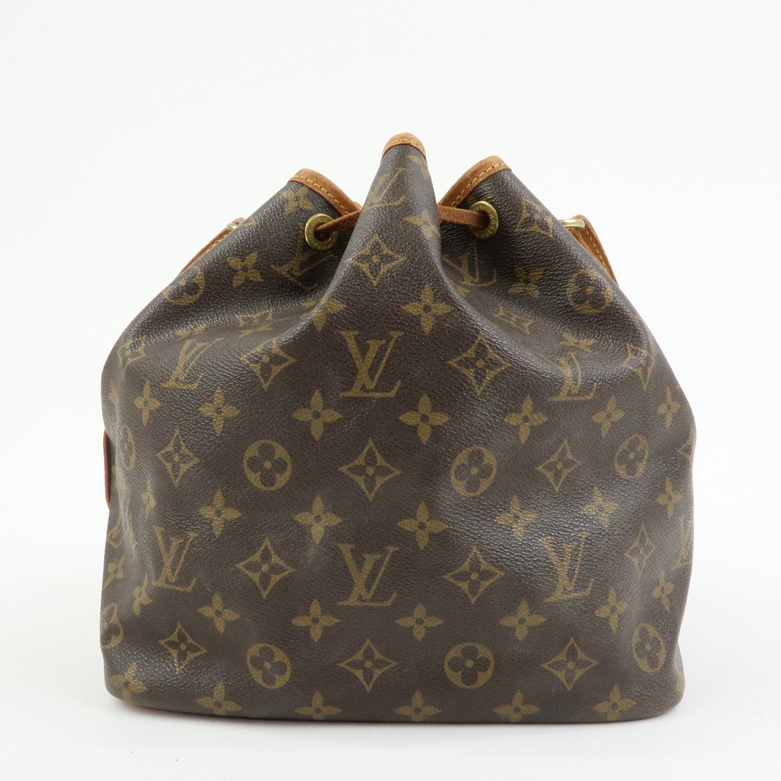 Louis Vuitton Monogram Petit Noe Shoulder Bag Brown M42226