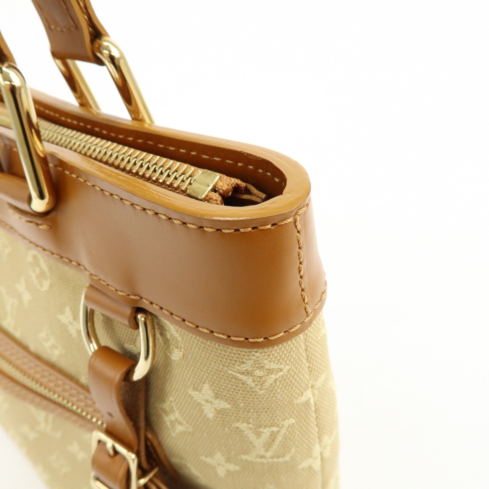 Louis Vuitton Monogram Mini Lucille PM Hand Bag Beige M92684