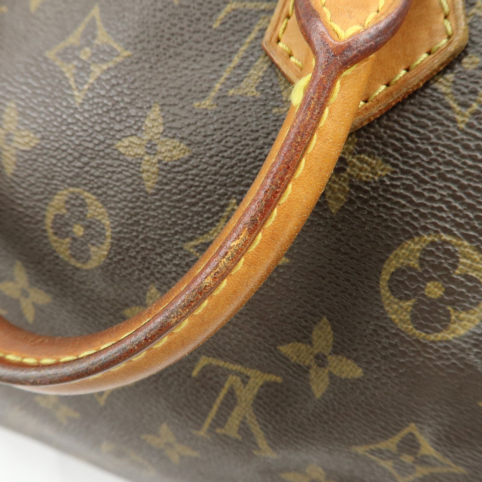 Louis Vuitton Monogram Speedy 30 Boston Bag Hand Bag Brown M41108