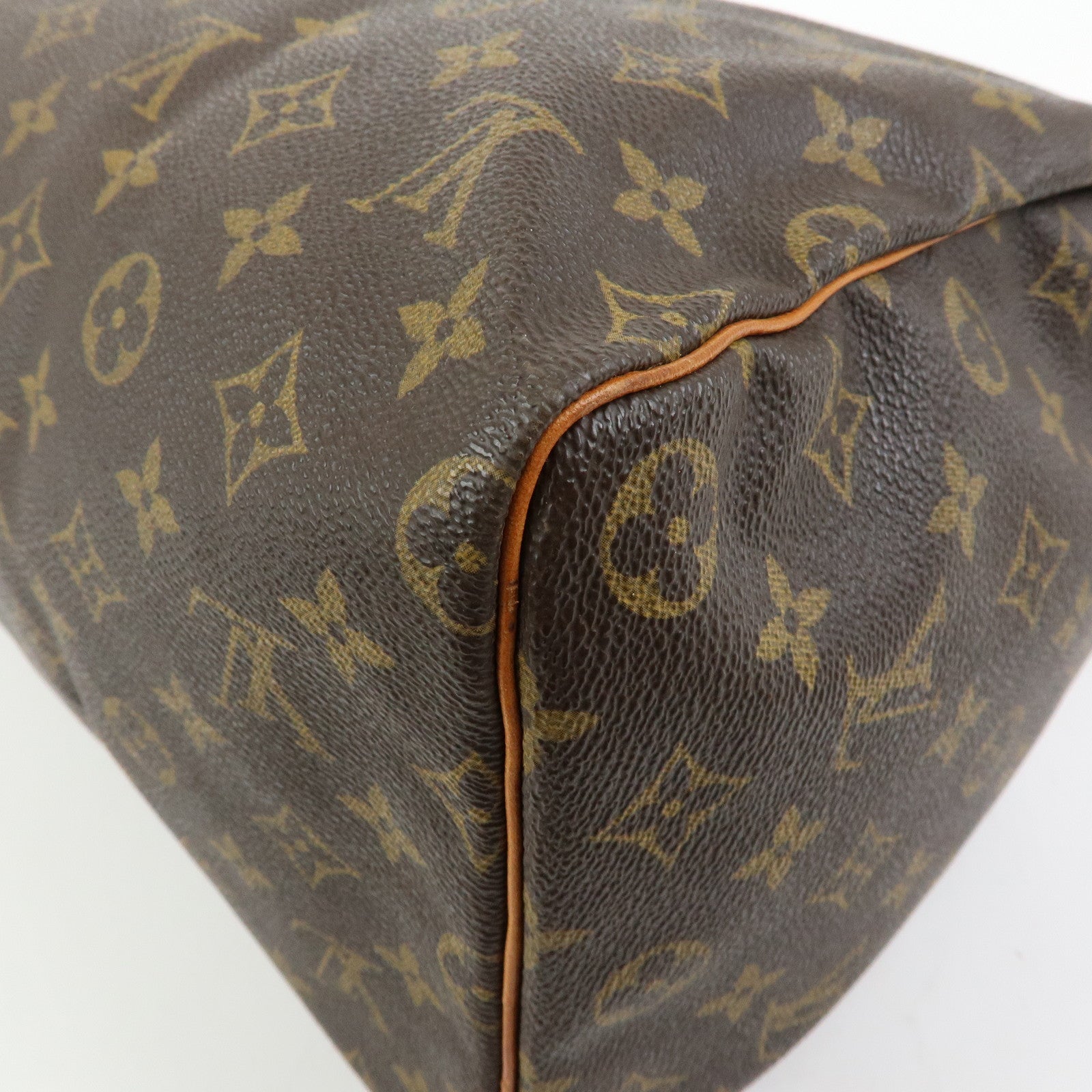Louis Vuitton Monogram Speedy 40 Hand Bag Boston Bag Brown M41522
