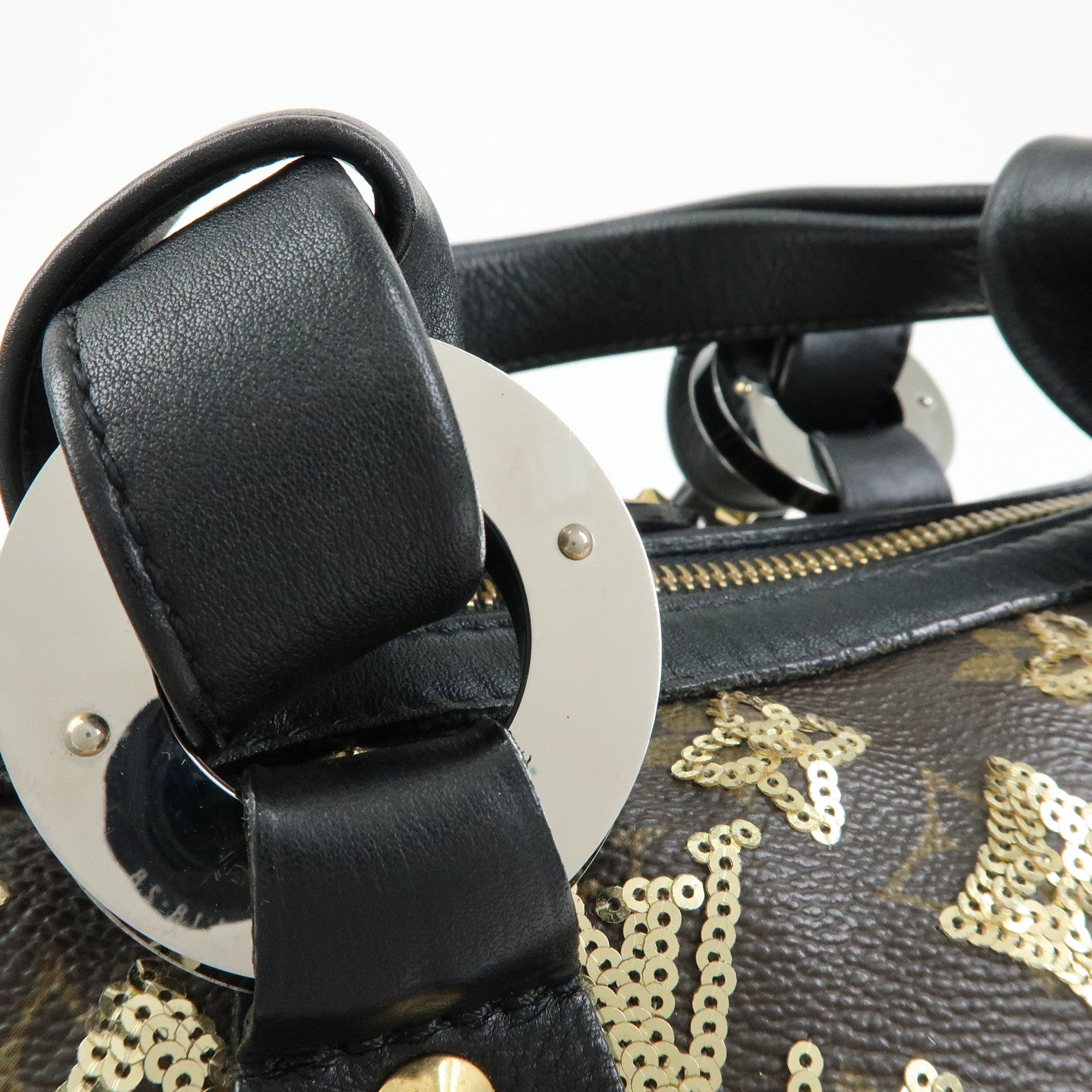 Louis Vuitton Monogram Eclipse Speedy 30 Hand Bag Noir M40244