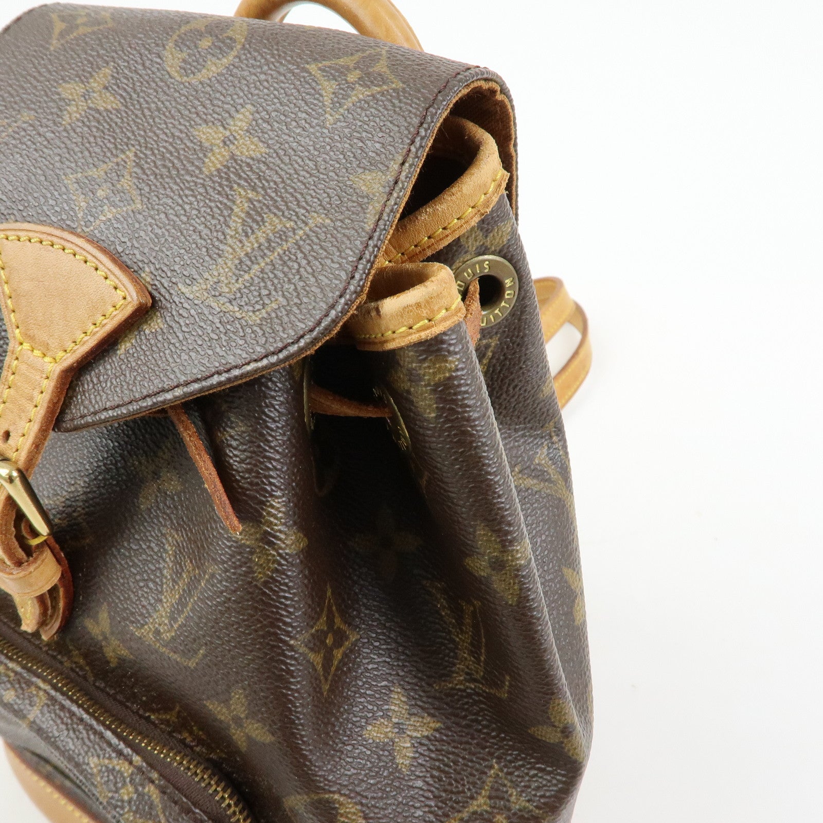 Louis Vuitton Monogram Montsouris Mini Backpack Rucksack Brown M51137
