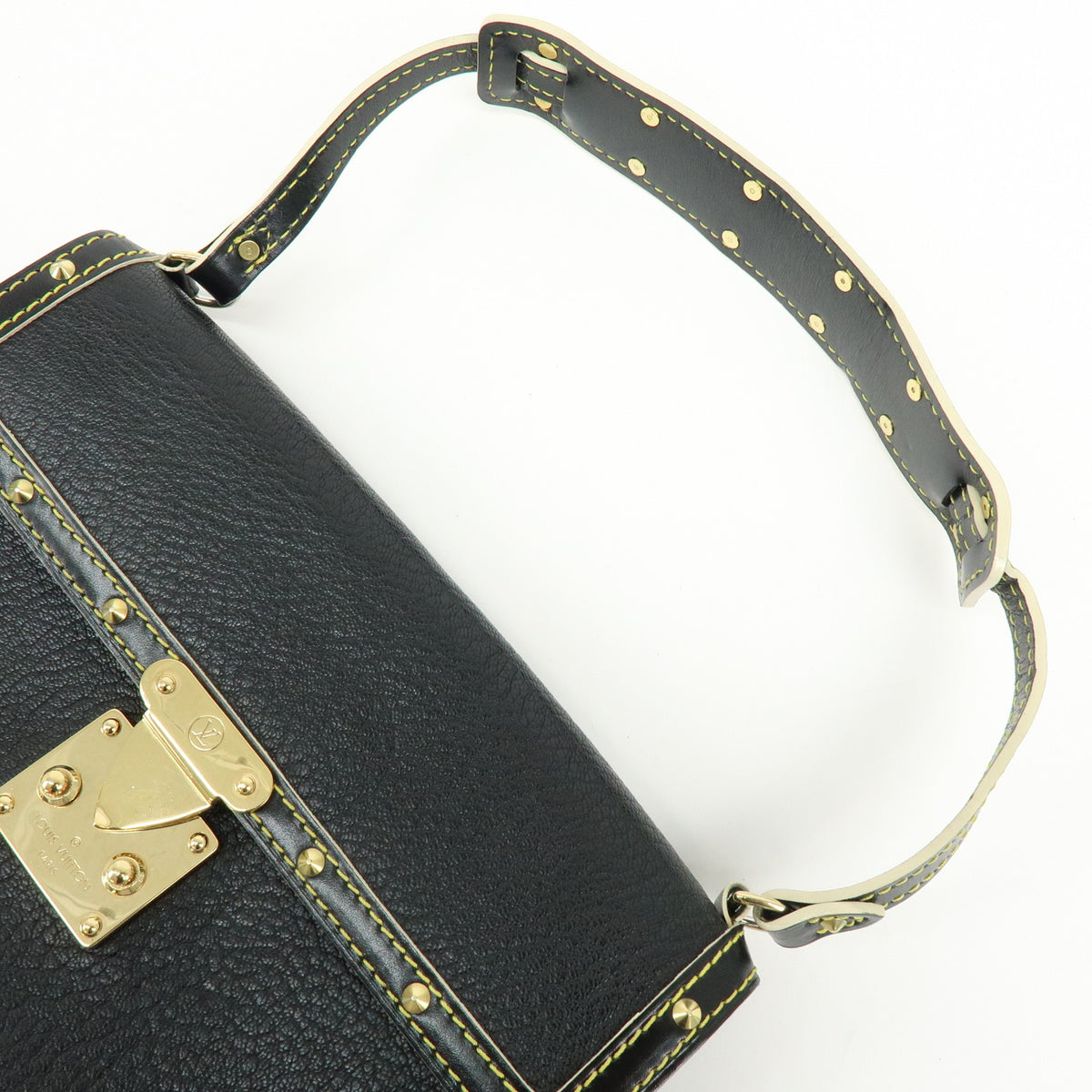 Louis Vuitton Suhari L'Aimable Leather Hand Bag Noir M92847