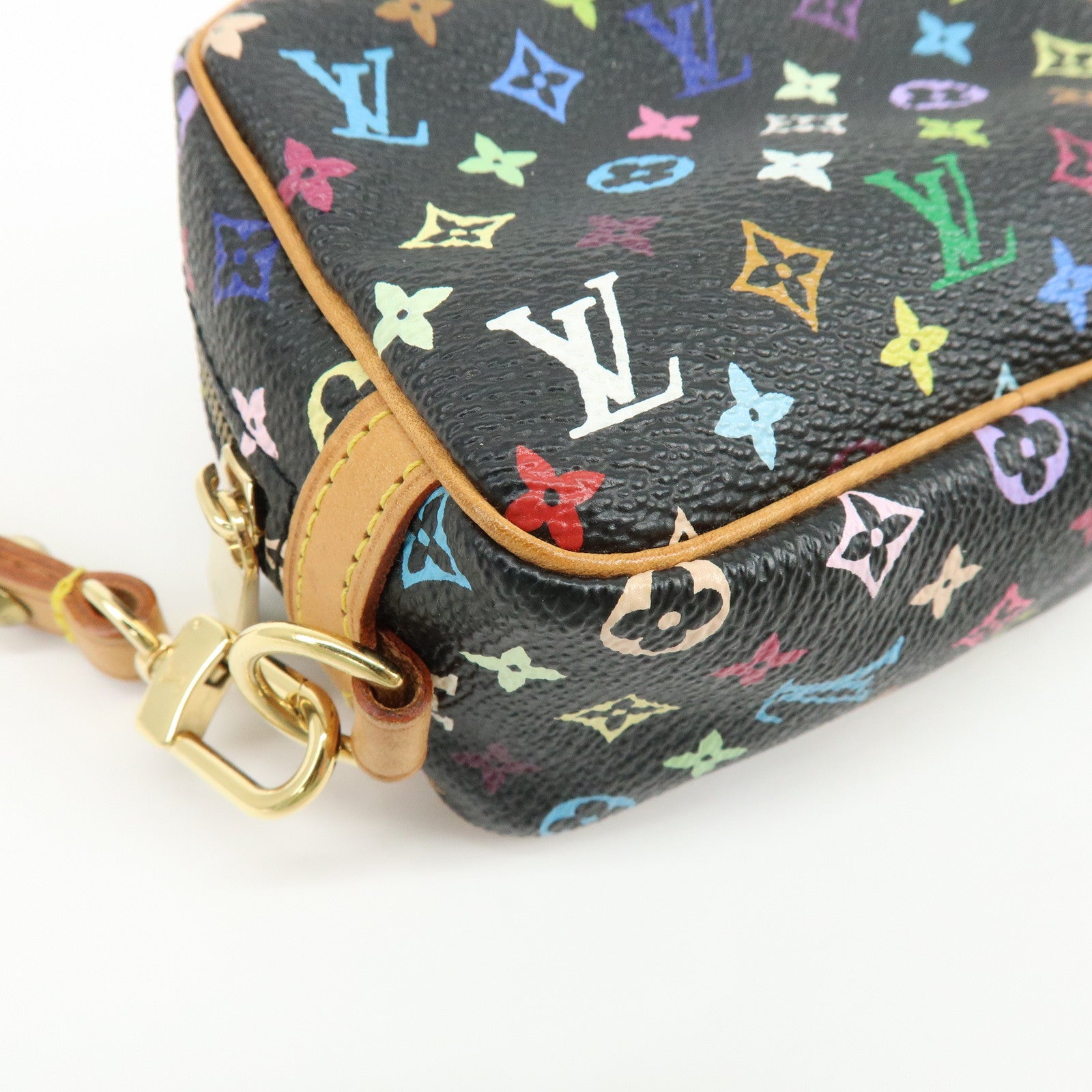 Louis Vuitton Monogram Multicolor Trousse Wapity Pouch Wrist Bag M58034