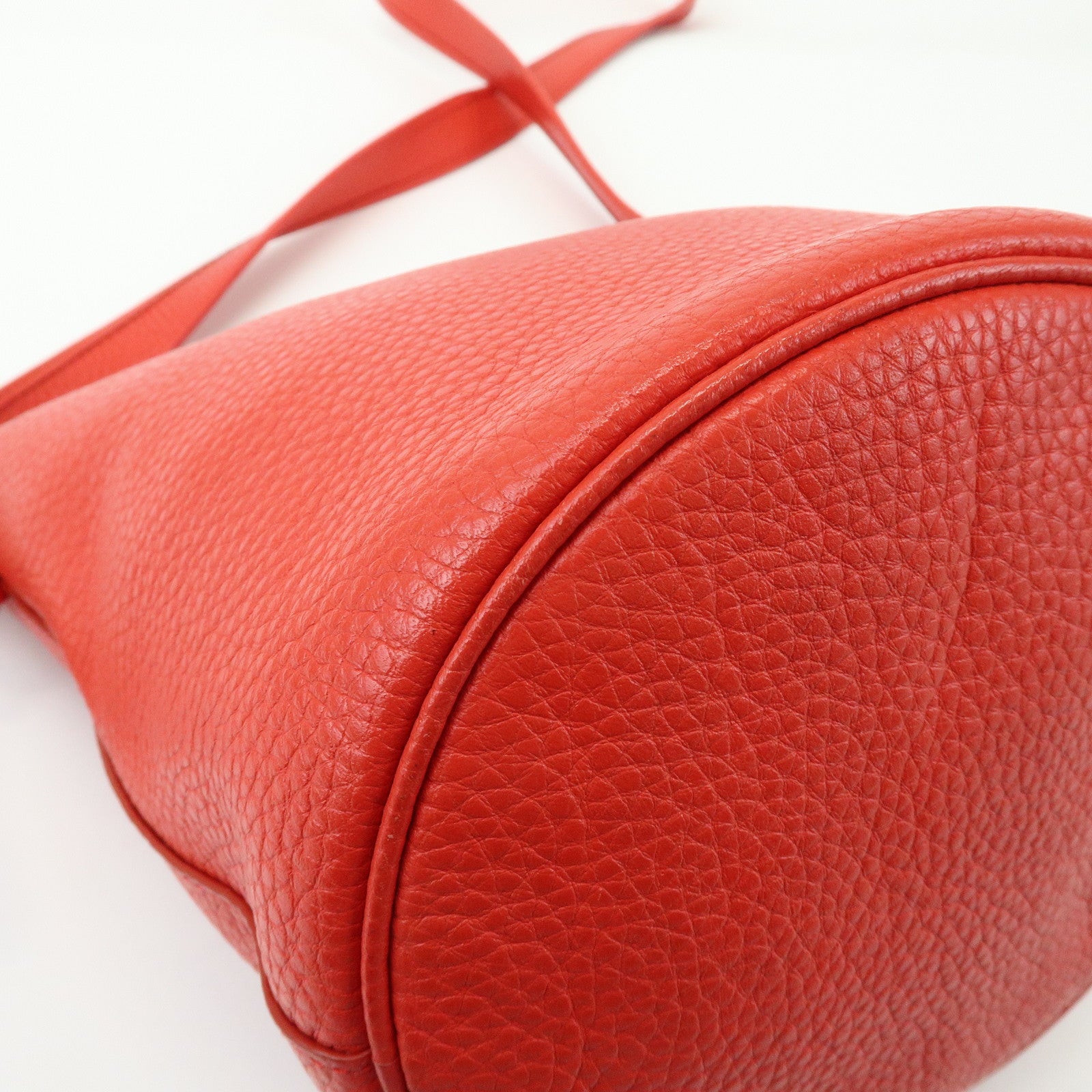 COACH Set of 3 Leather Hand Bag Shoulder Bag Brown Red