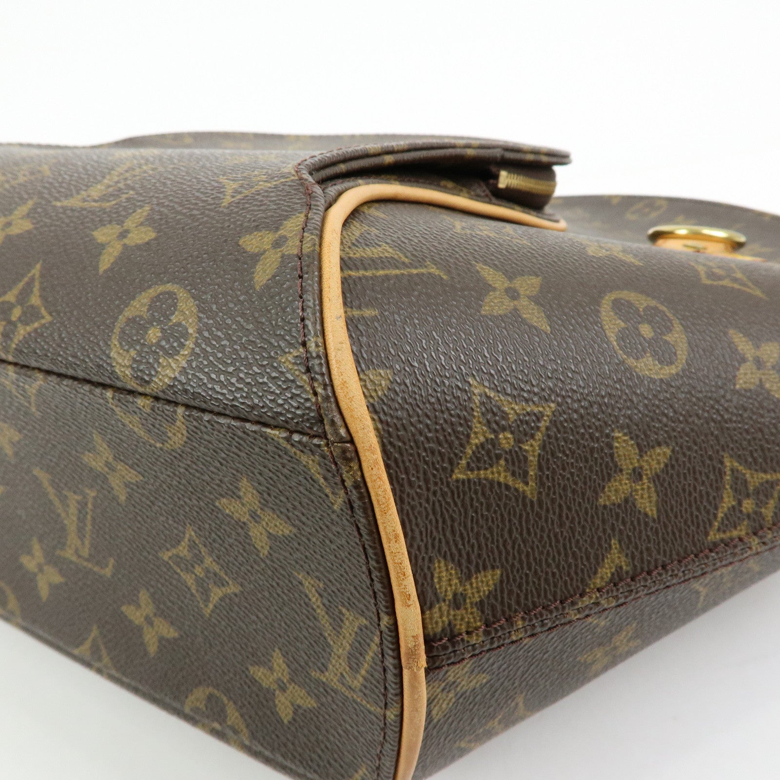 Louis Vuitton Monogram Ellipse Shopping Shoulder Bag Brown M51128