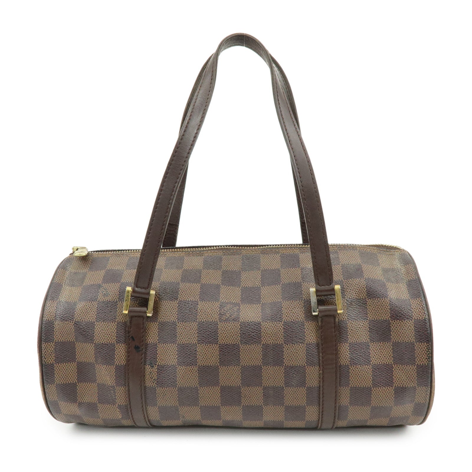 Louis Vuitton Damier Ebene Papillon 30 Hand Bag Brown N51303