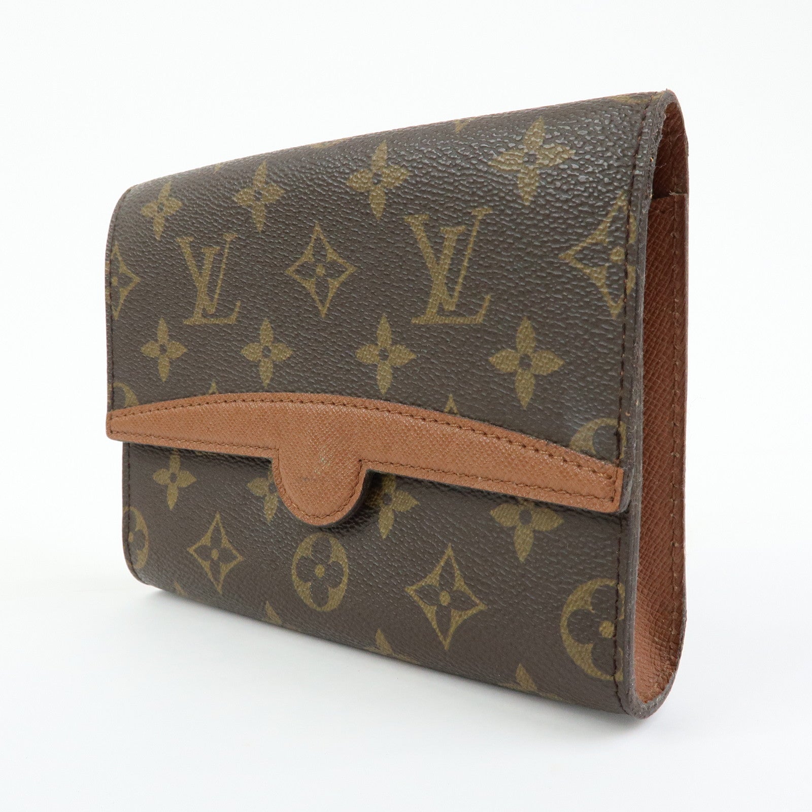 Louis Vuitton Monogram Pochette Arche Canvas Waist Bag Brown M51975