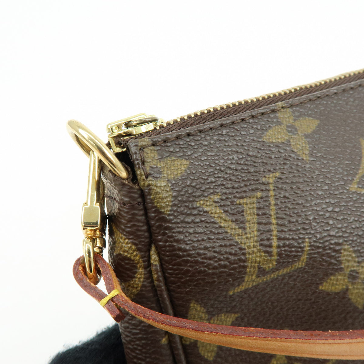 Louis Vuitton Monogram Pochette Accessoires Pouch Hand Bag Brown M51980