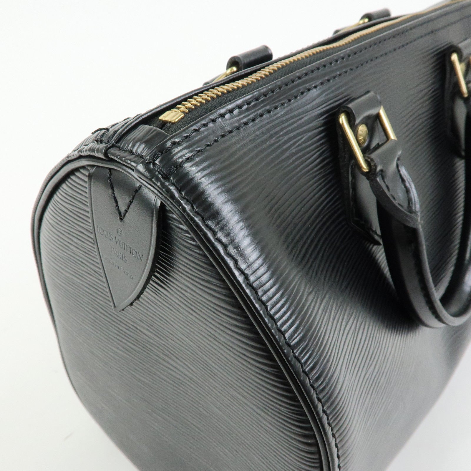 Louis Vuitton Epi Speedy 25 Boston Bag Hand Bag Noir Black M43012