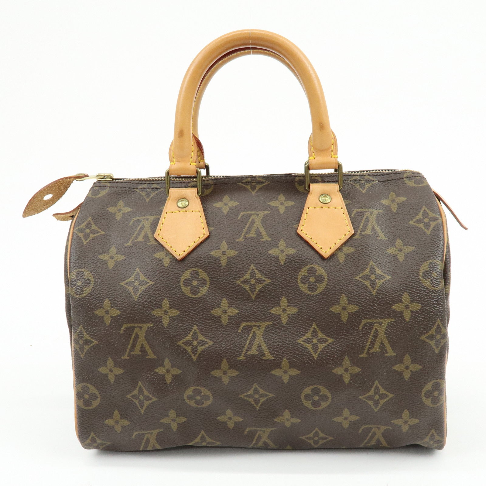 Louis Vuitton Monogram Speedy 25 Boston Bag Hand Bag Brown M41528