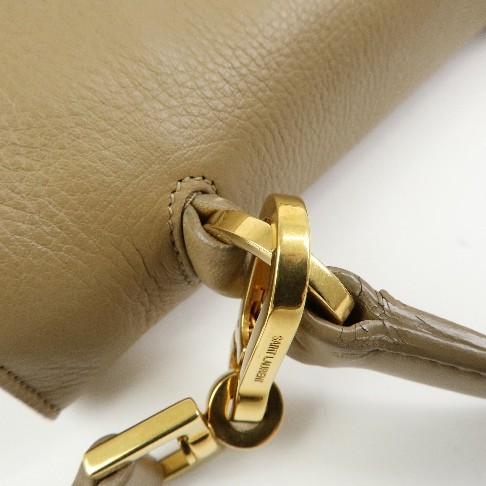 SAINT LAURENT PARIS Muse Two Leather Suede 2Way Bag Hand Bag 368229