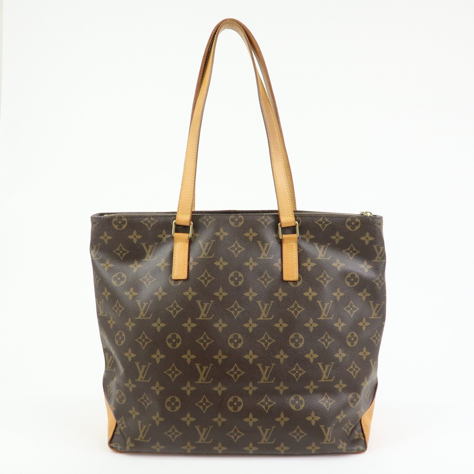 Louis Vuitton Monogram Cabas Mezzo Tote Bag Shoulder Bag M51151