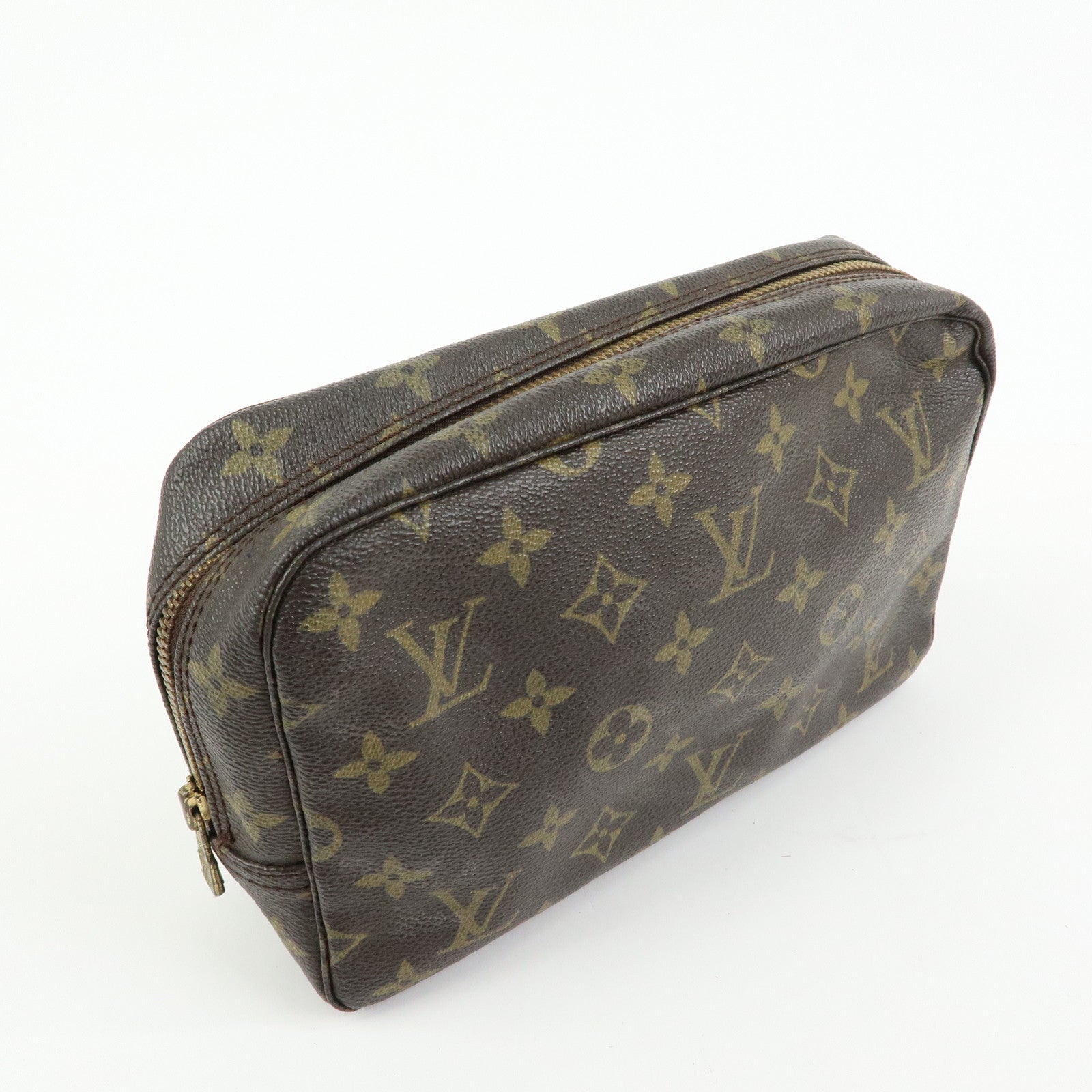 Louis Vuitton Monogram Trousse Toilette 23 Pouch Brown M47524