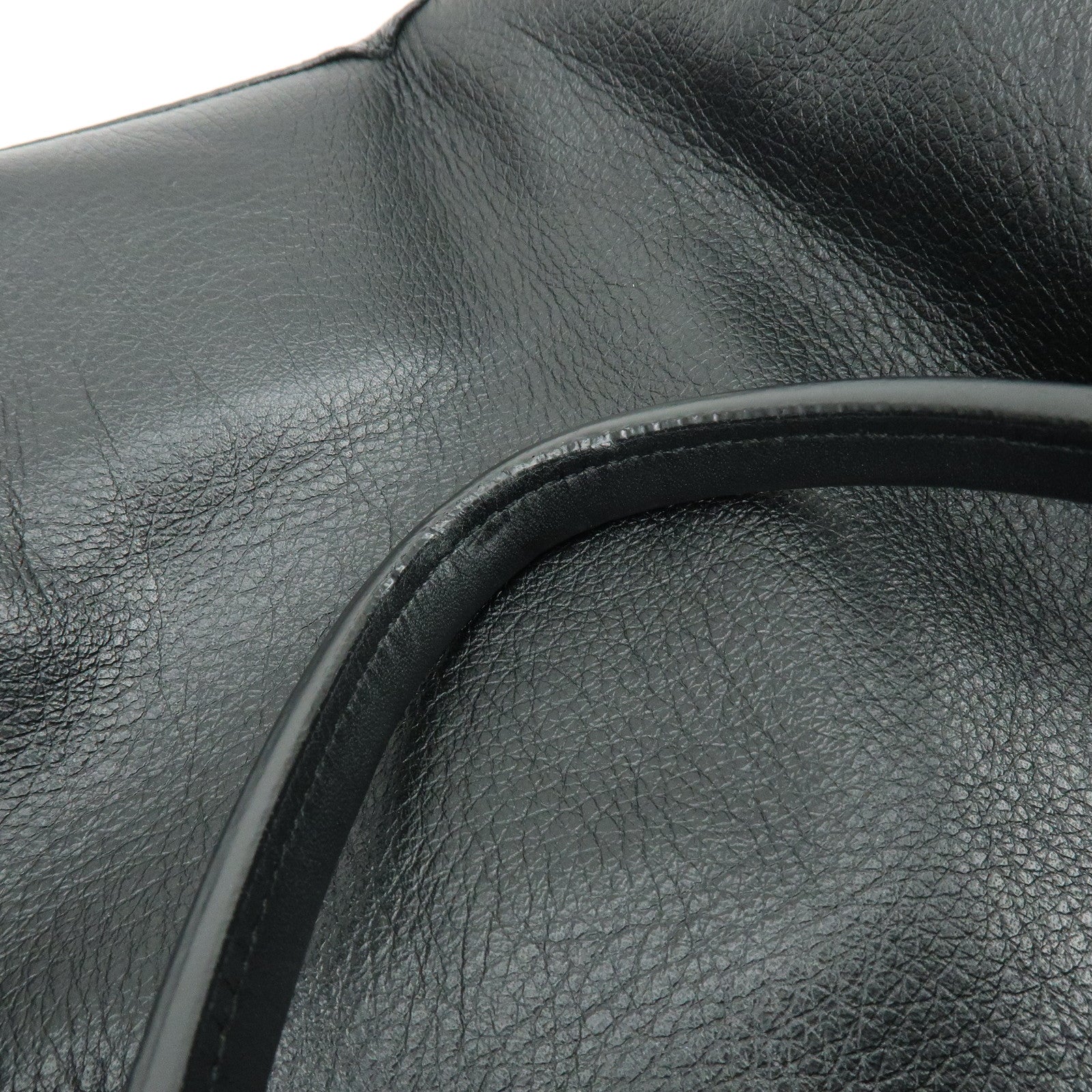 BALENCIAGA The Papier Leather Tote Shoulder Bag Black 236701