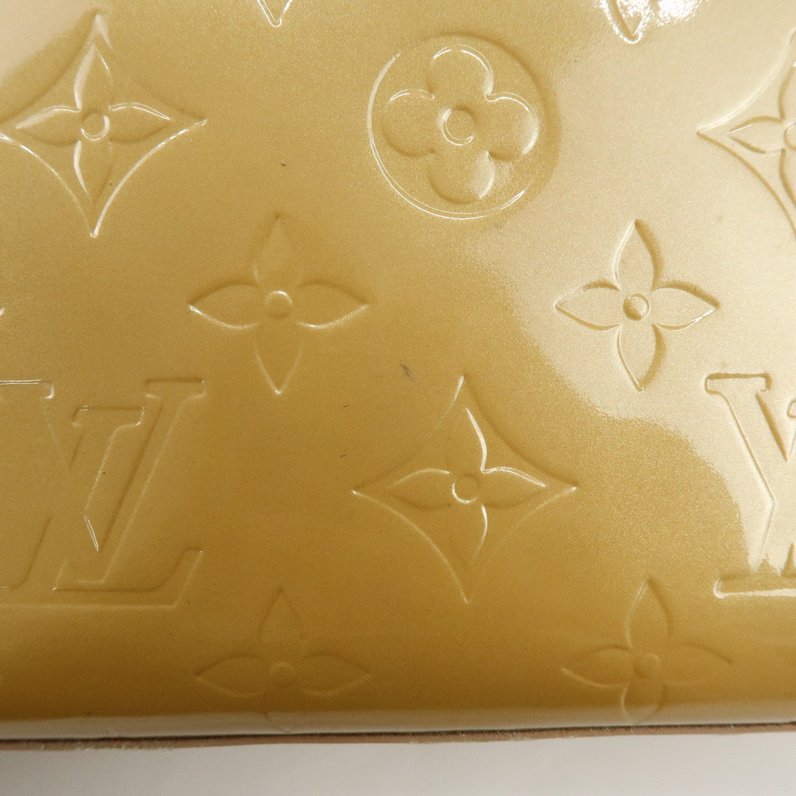 Louis Vuitton Monogram Vernis Reade PM Hand Bag Noisette M91334