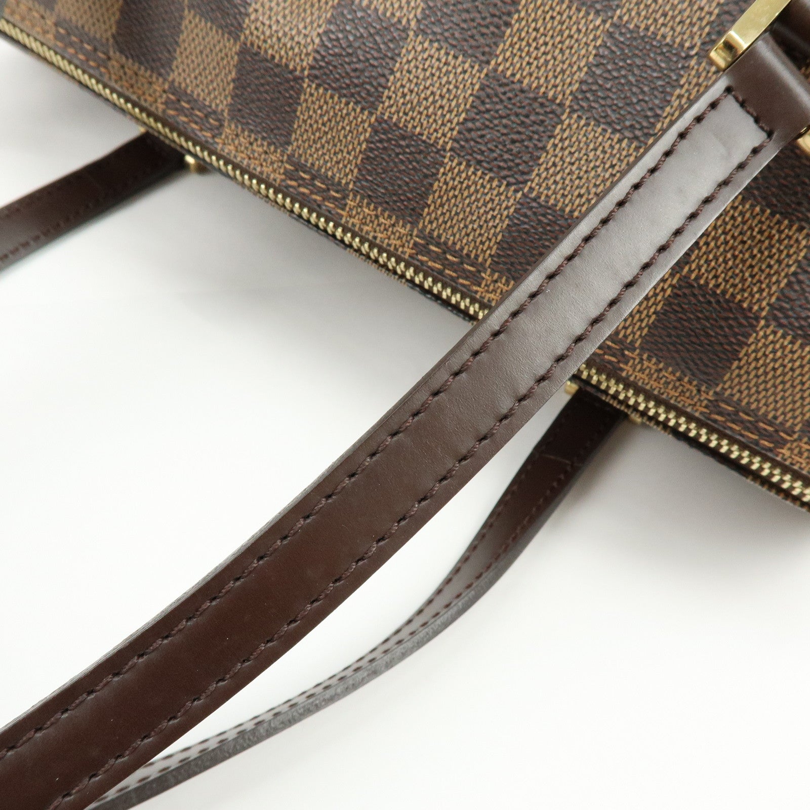 Louis Vuitton Damier Ebene Papillon 30 Hand Bag Brown N51303