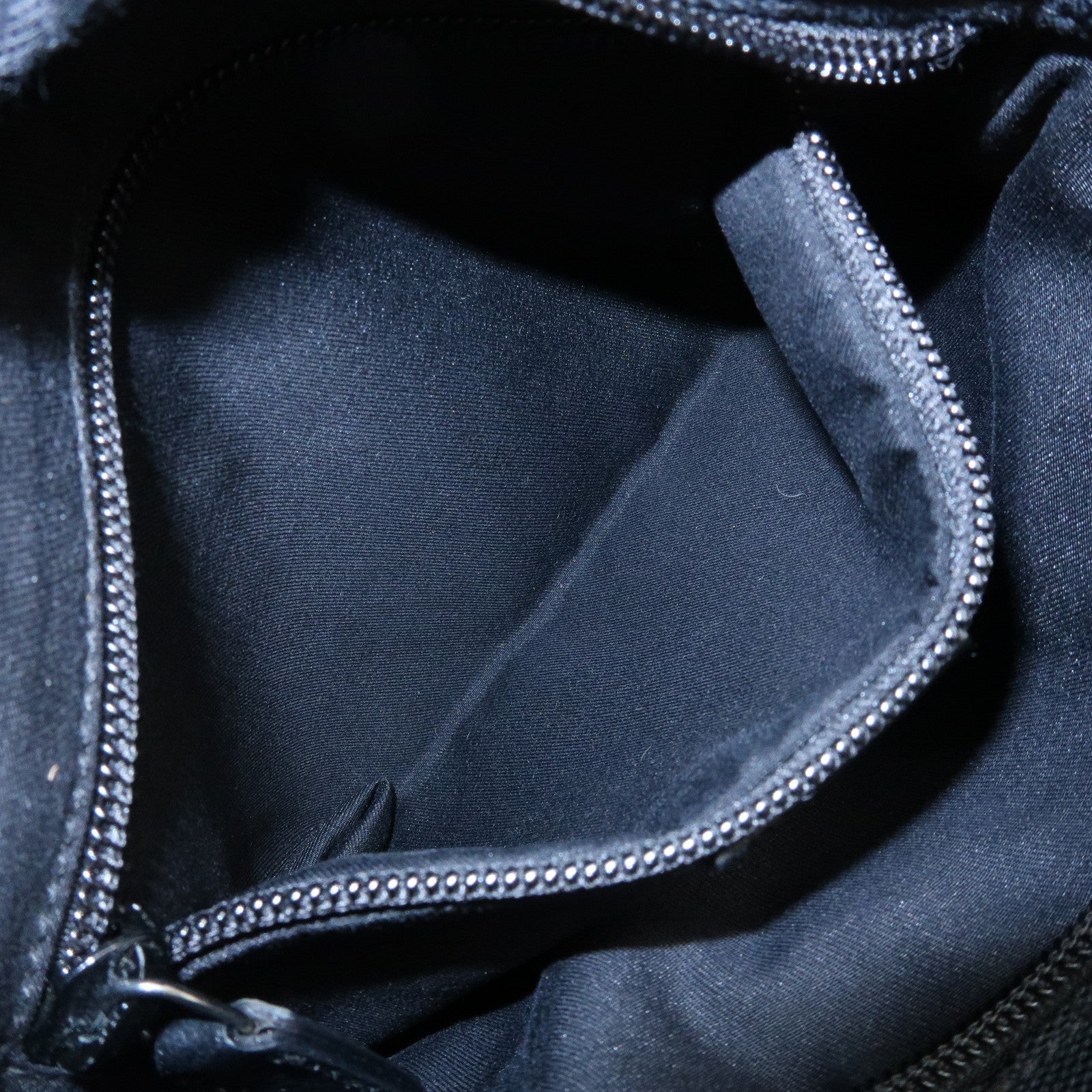 GUCCI Sherry GG Canvas Leather Shoulder Bag Messenger Bag Black