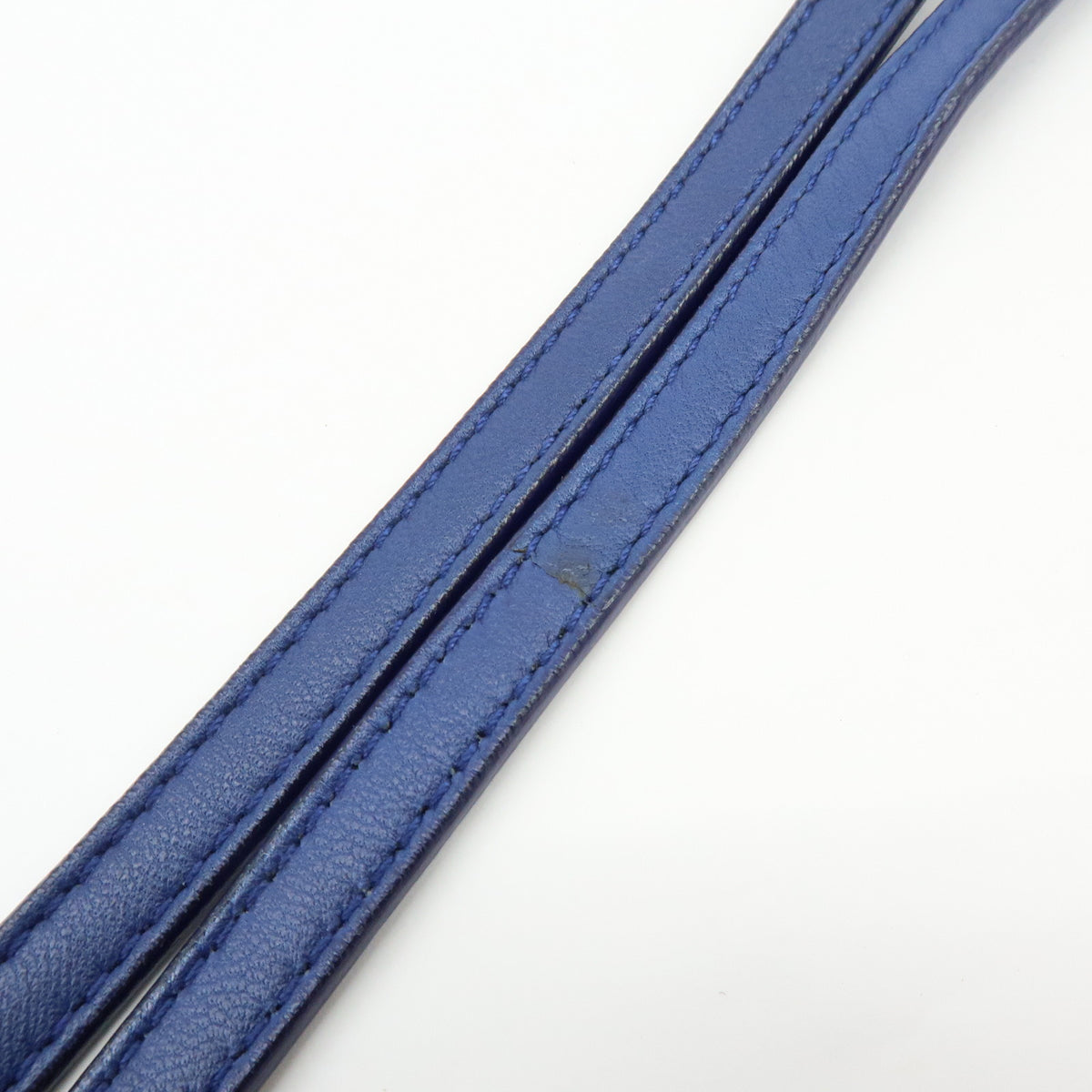 BOTTEGA VENETA Intrecciato Leather Shoulder Bag Crossbody Bag Blue